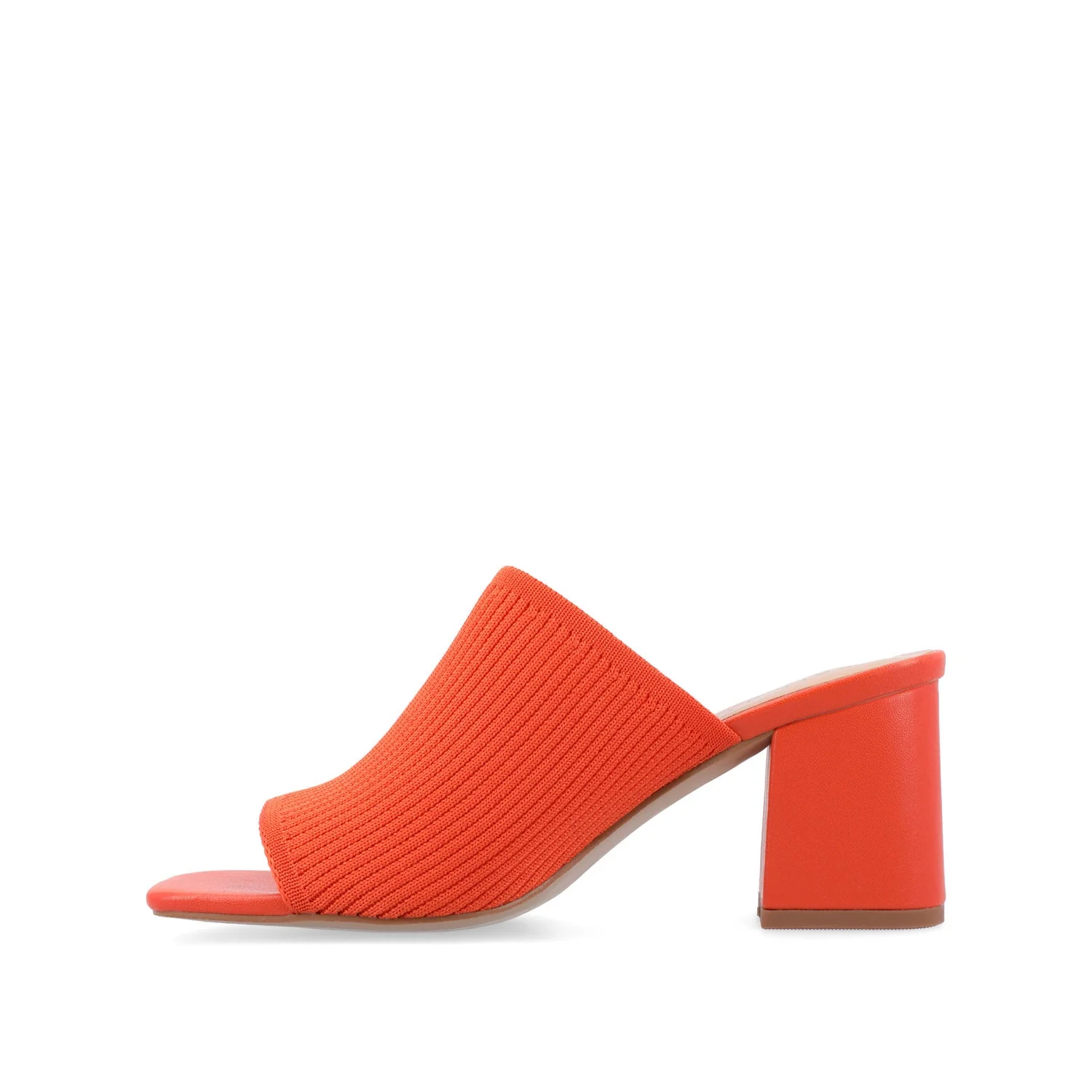 LORENNA MULE BLOCK HEELS IN WIDE - Orange - Image 3