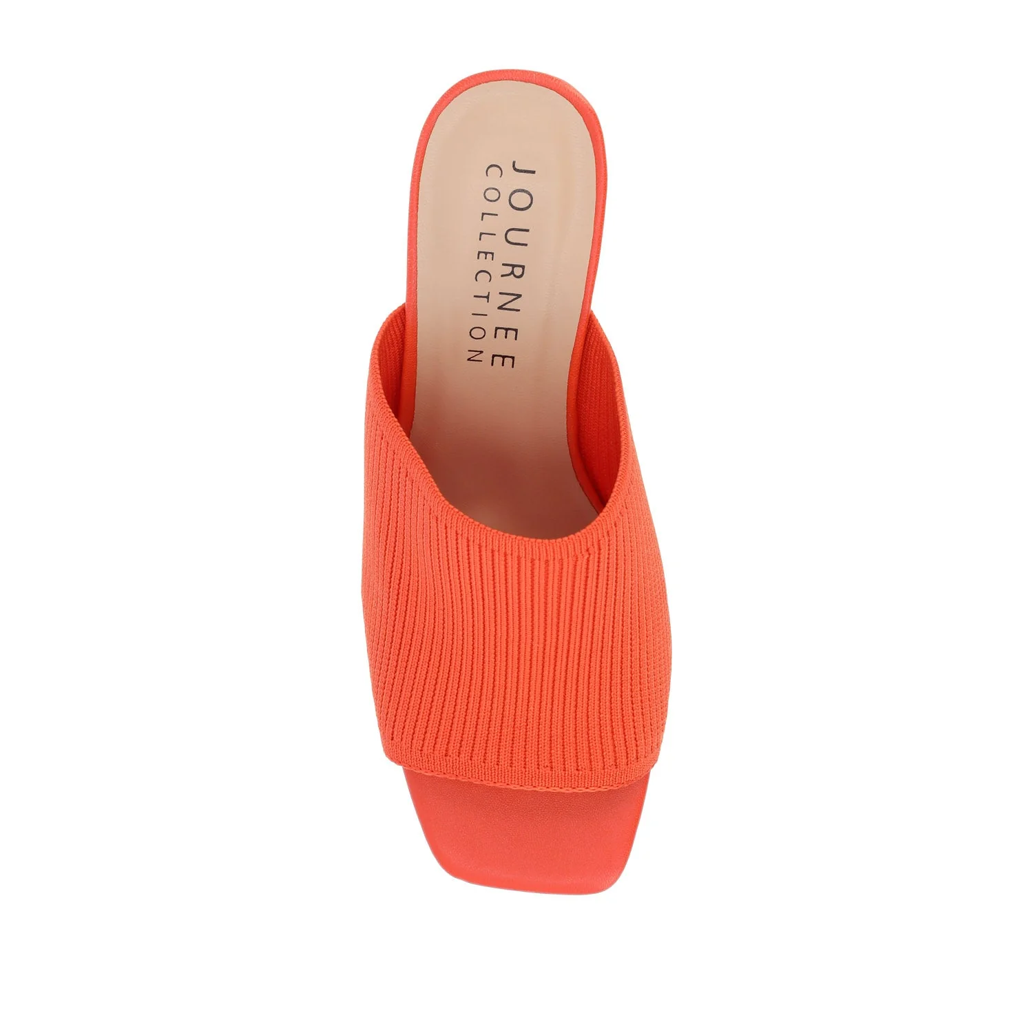LORENNA MULE BLOCK HEELS IN WIDE - Orange - Image 6