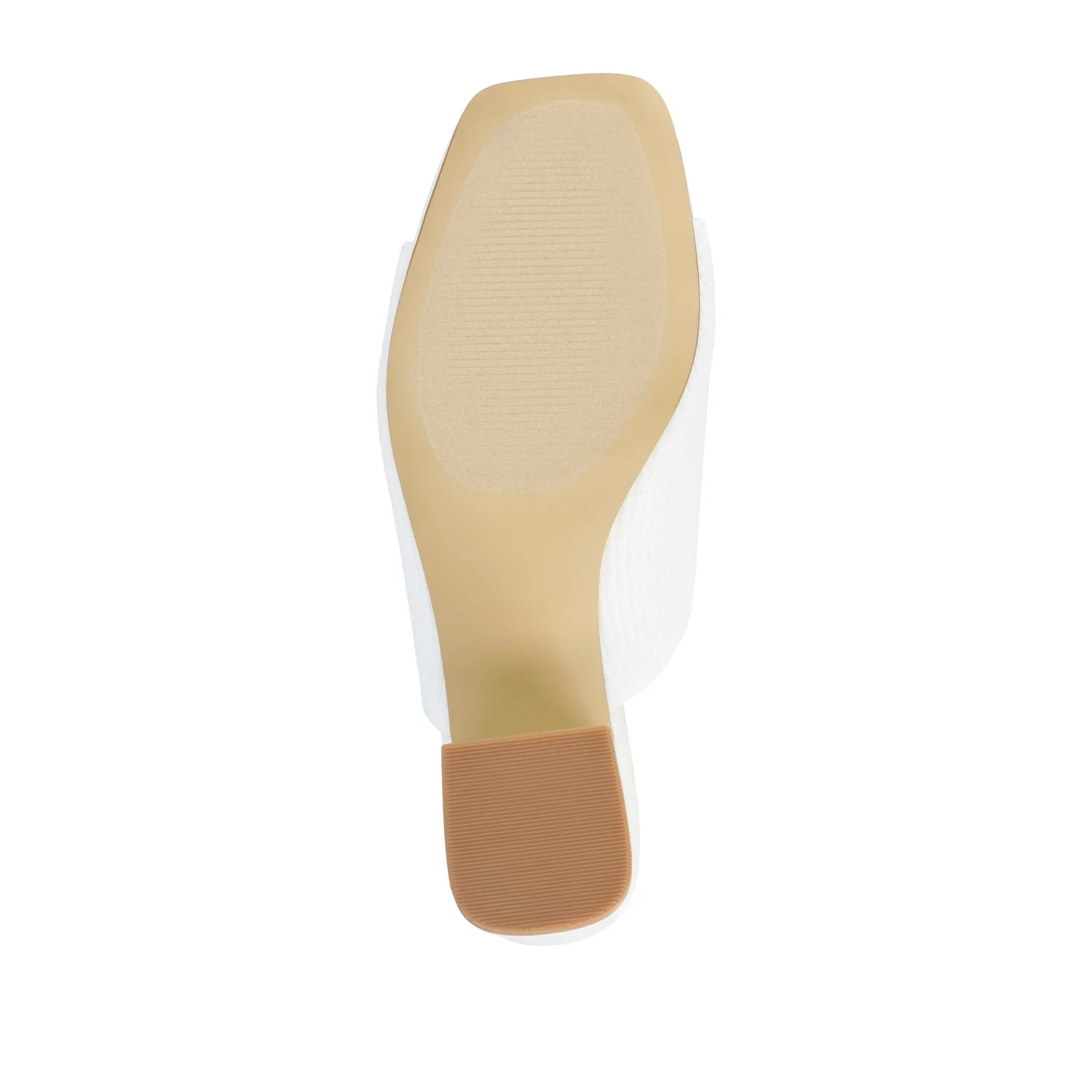 LORENNA MULE BLOCK HEELS IN WIDE - White - Image 8