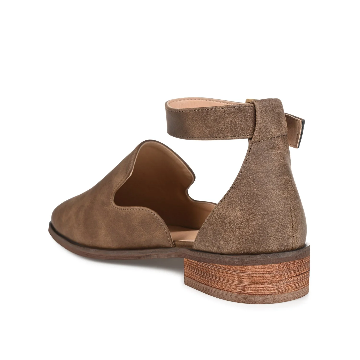 LORETA LOAFER FLATS IN VEGAN LEATHER - Brown - Image 4