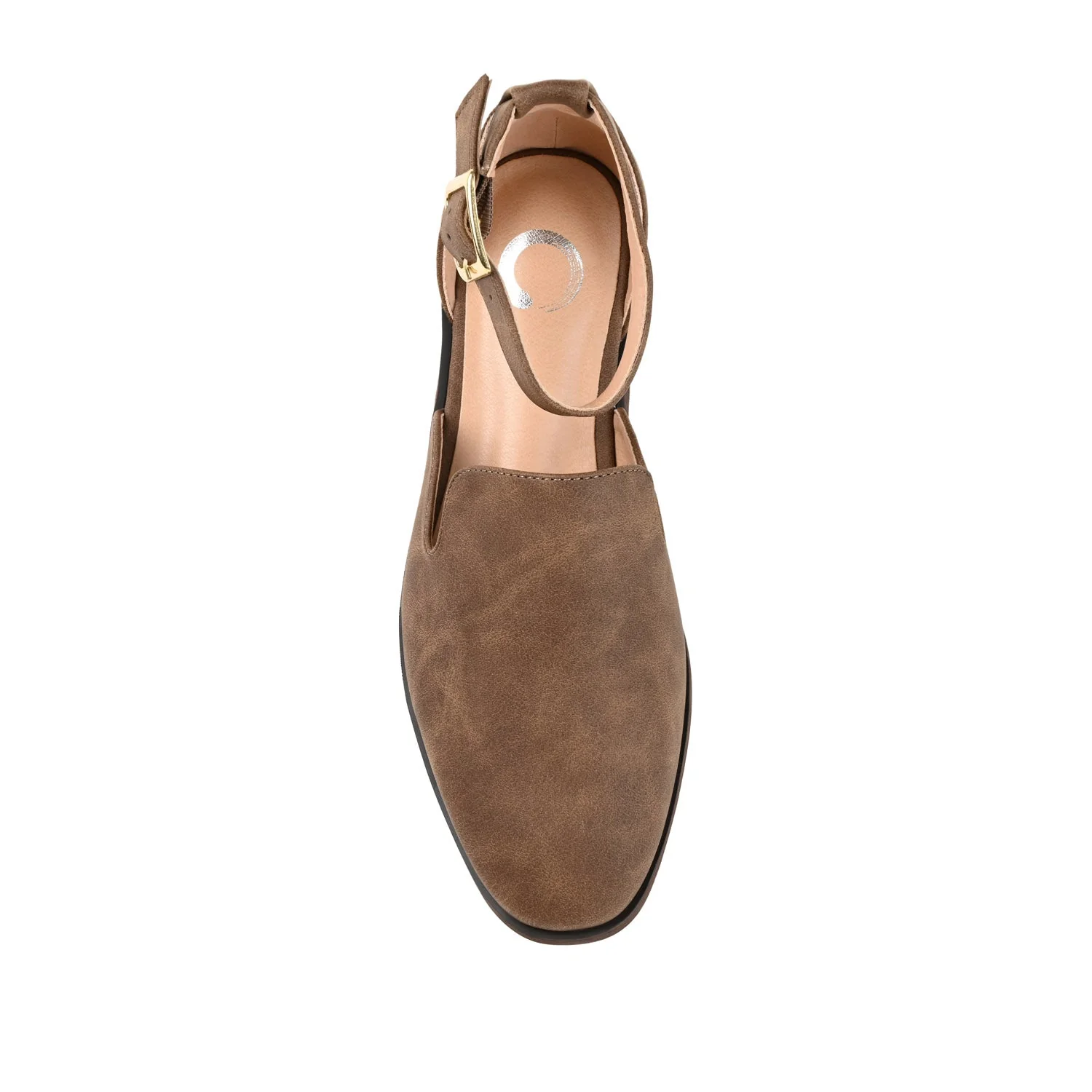 LORETA LOAFER FLATS IN VEGAN LEATHER - Brown - Image 6