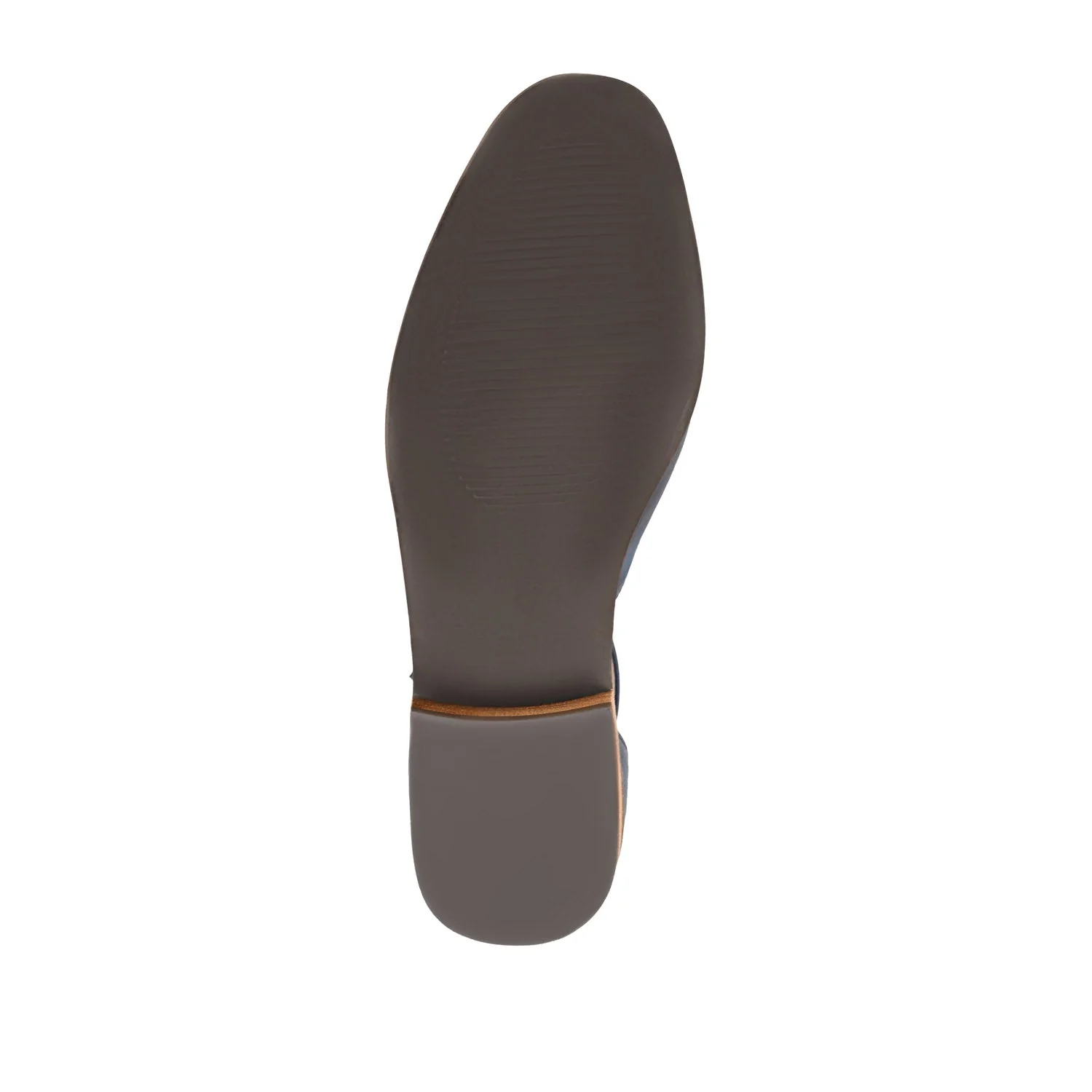 LORETA LOAFER FLATS IN VEGAN LEATHER - Navy Nubuck - Image 8