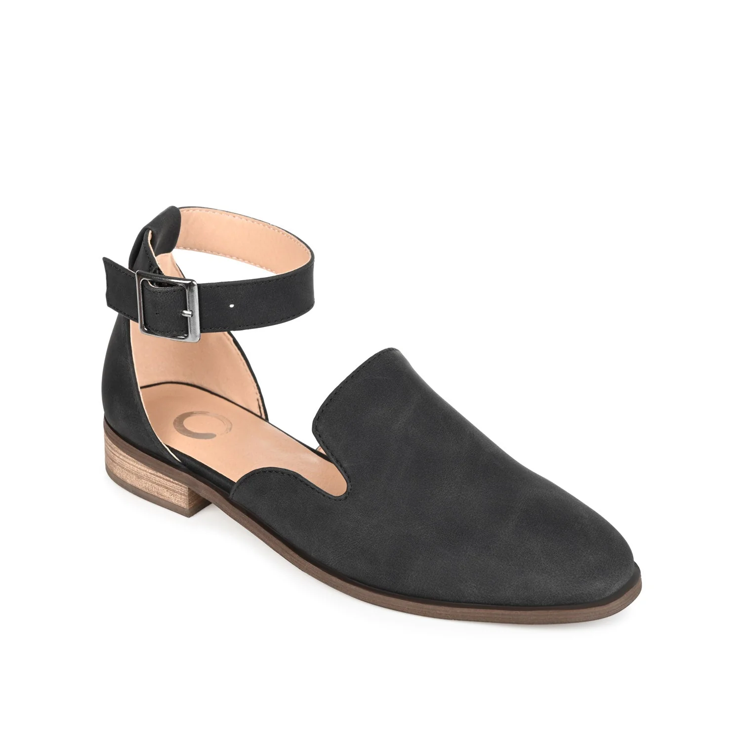 LORETA LOAFER FLATS IN WIDE - Black - Image 2