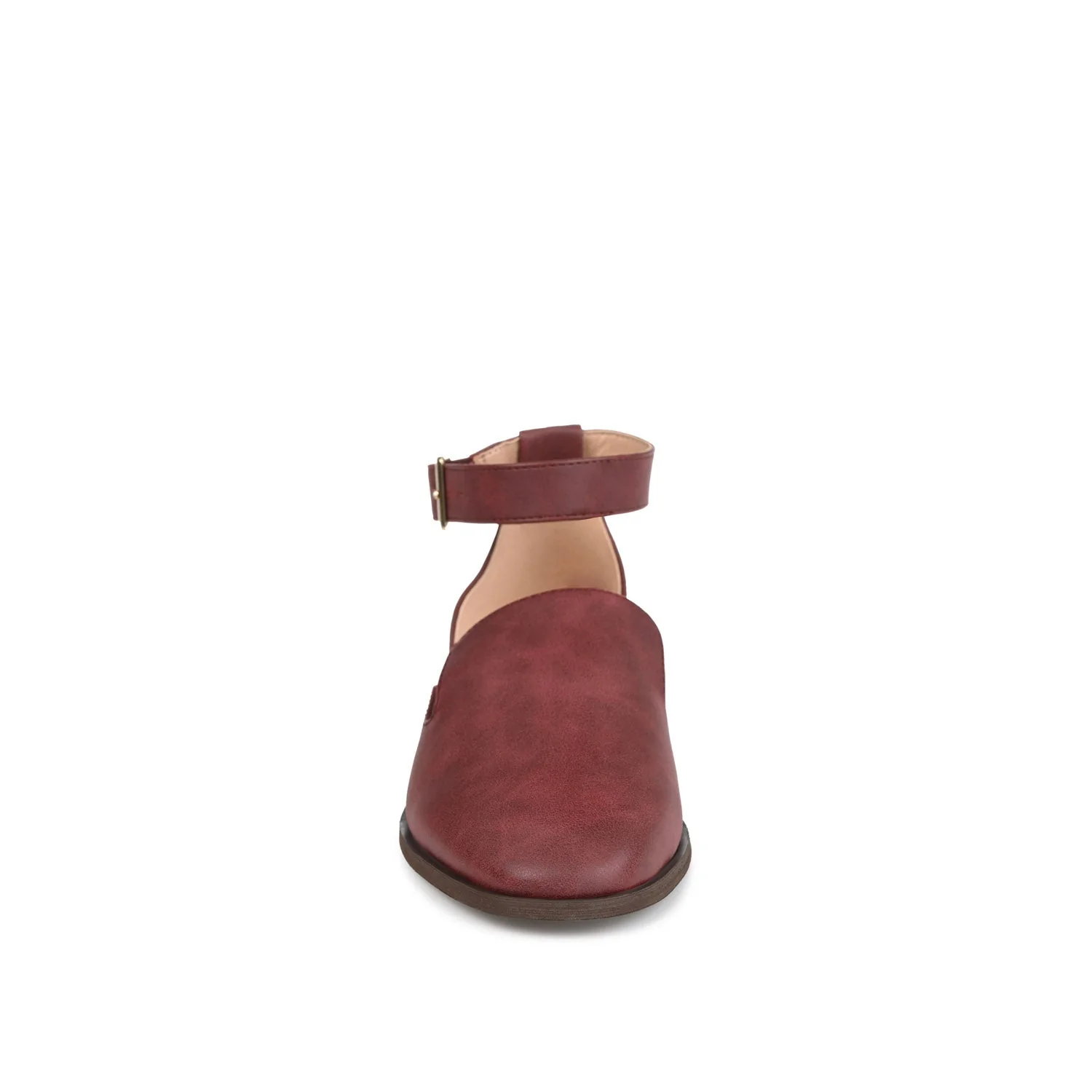 LORETA LOAFER FLATS IN VEGAN LEATHER - Wine - Image 5