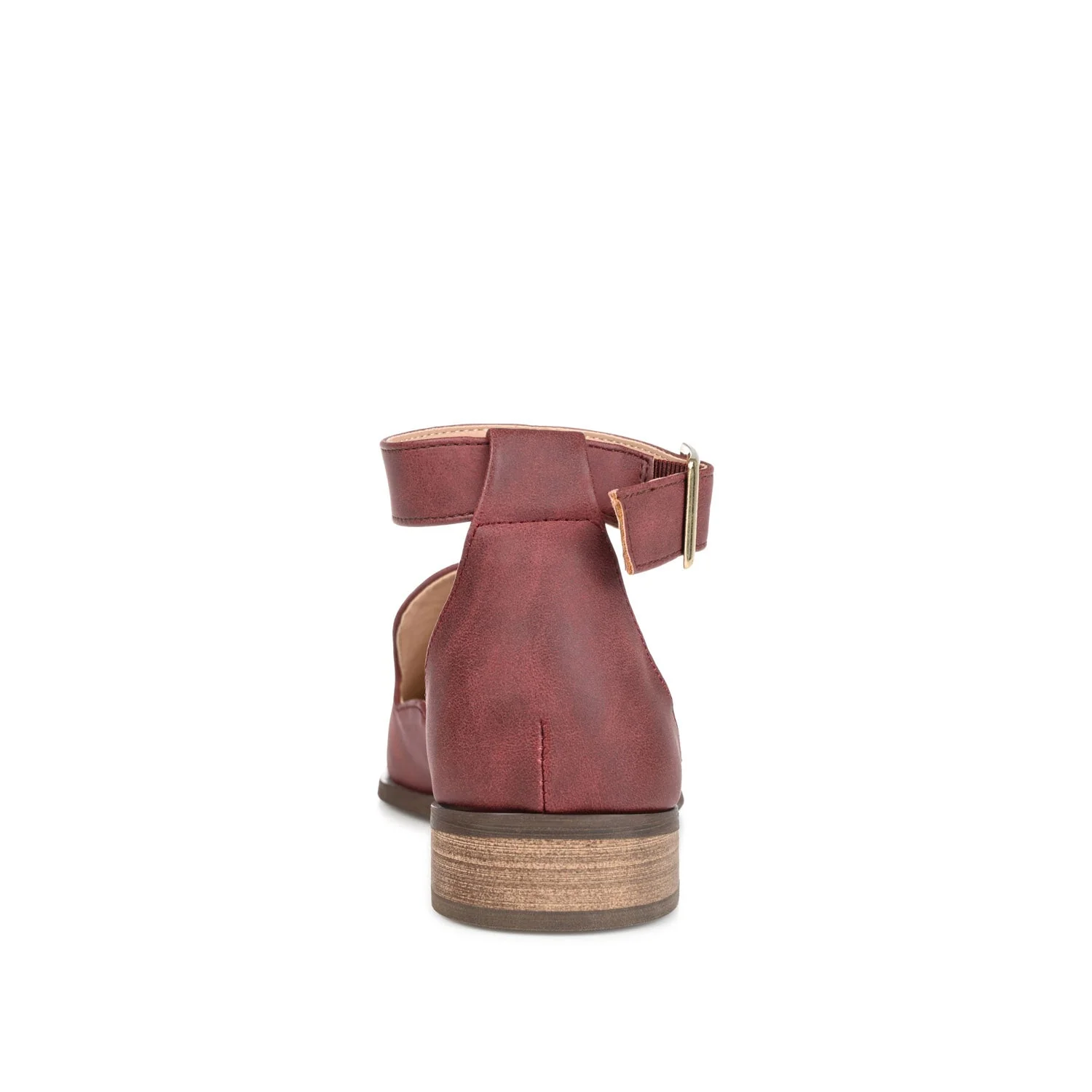 LORETA LOAFER FLATS IN VEGAN LEATHER - Wine - Image 7