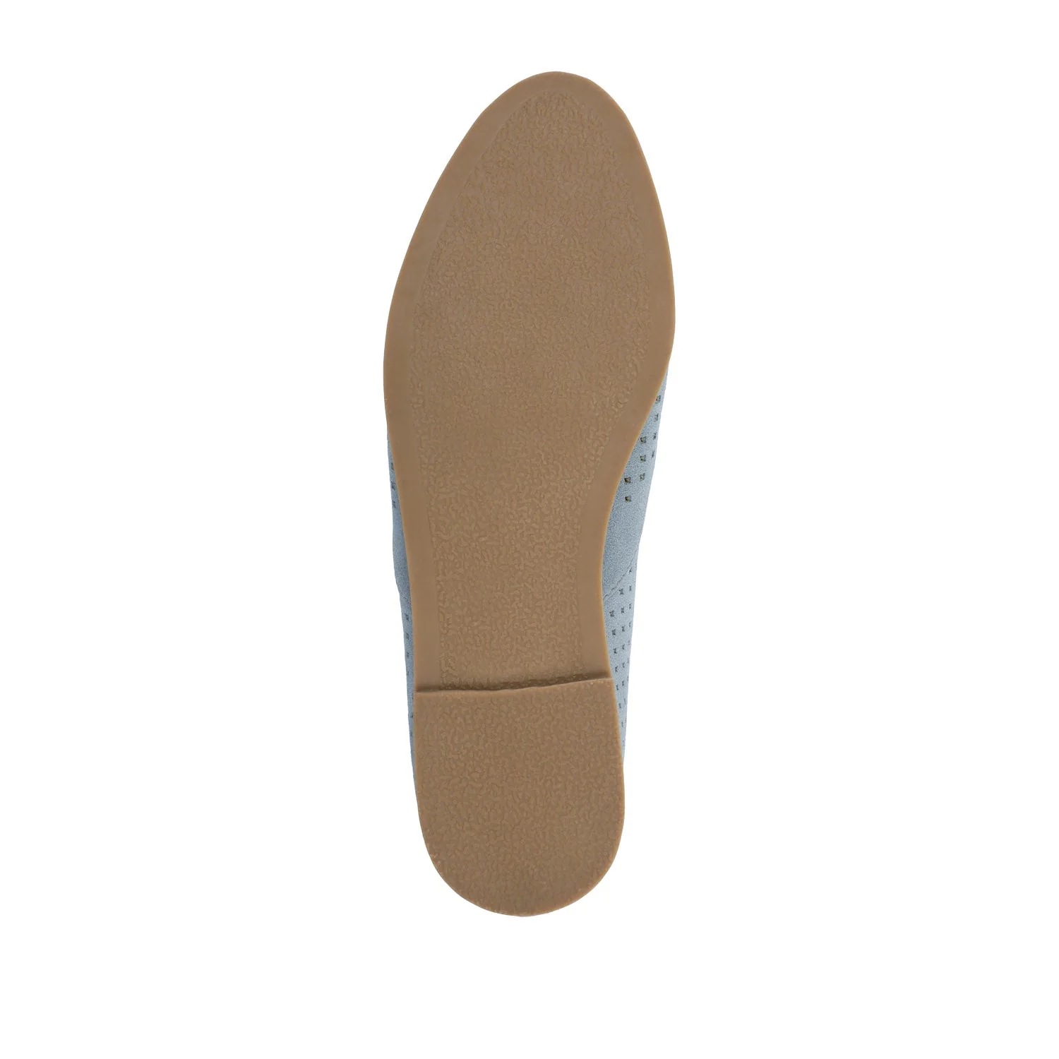 LUCIE LOAFER FLATS IN FAUX SUEDE - Blue - Image 8