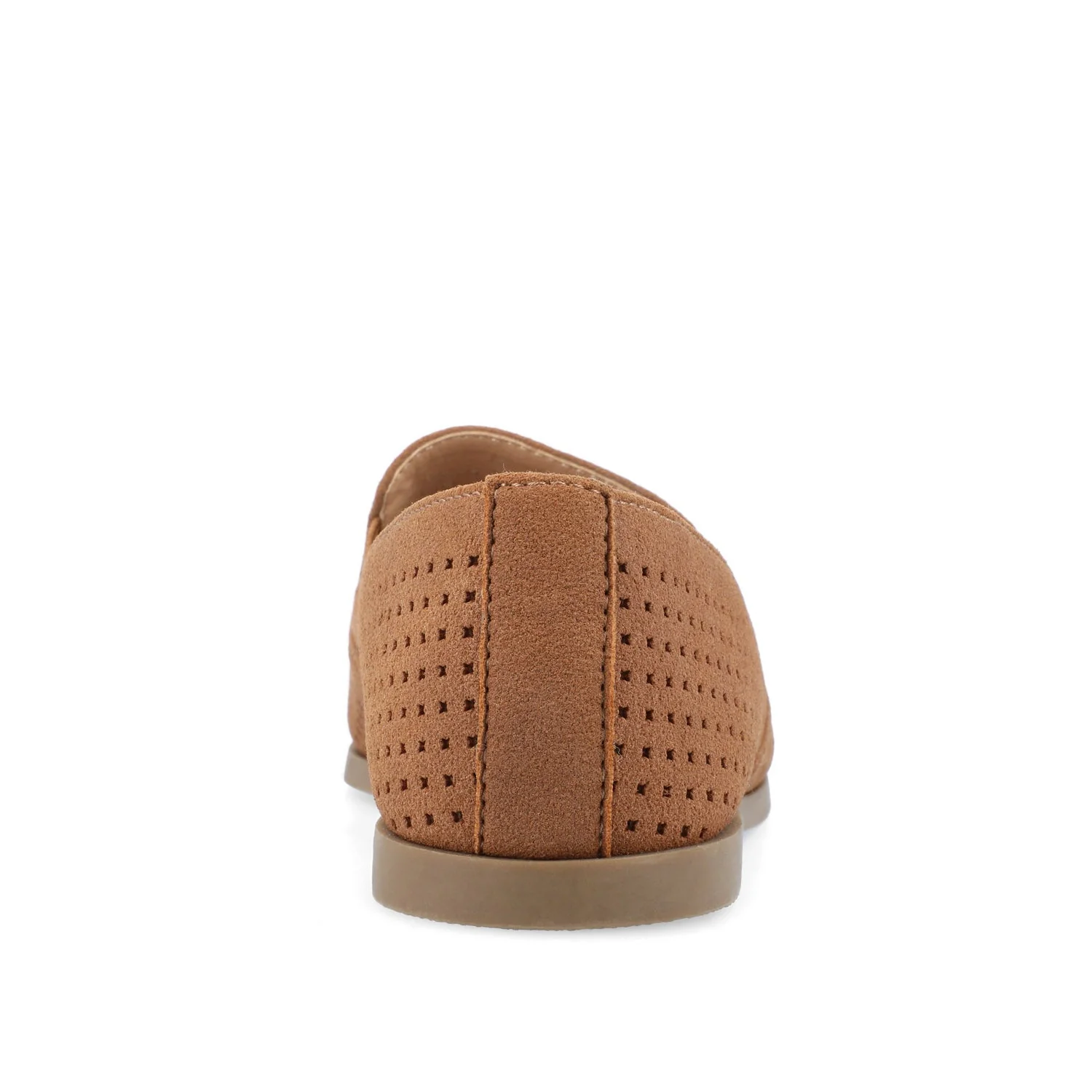 LUCIE LOAFER FLATS IN FAUX SUEDE - Brown - Image 7