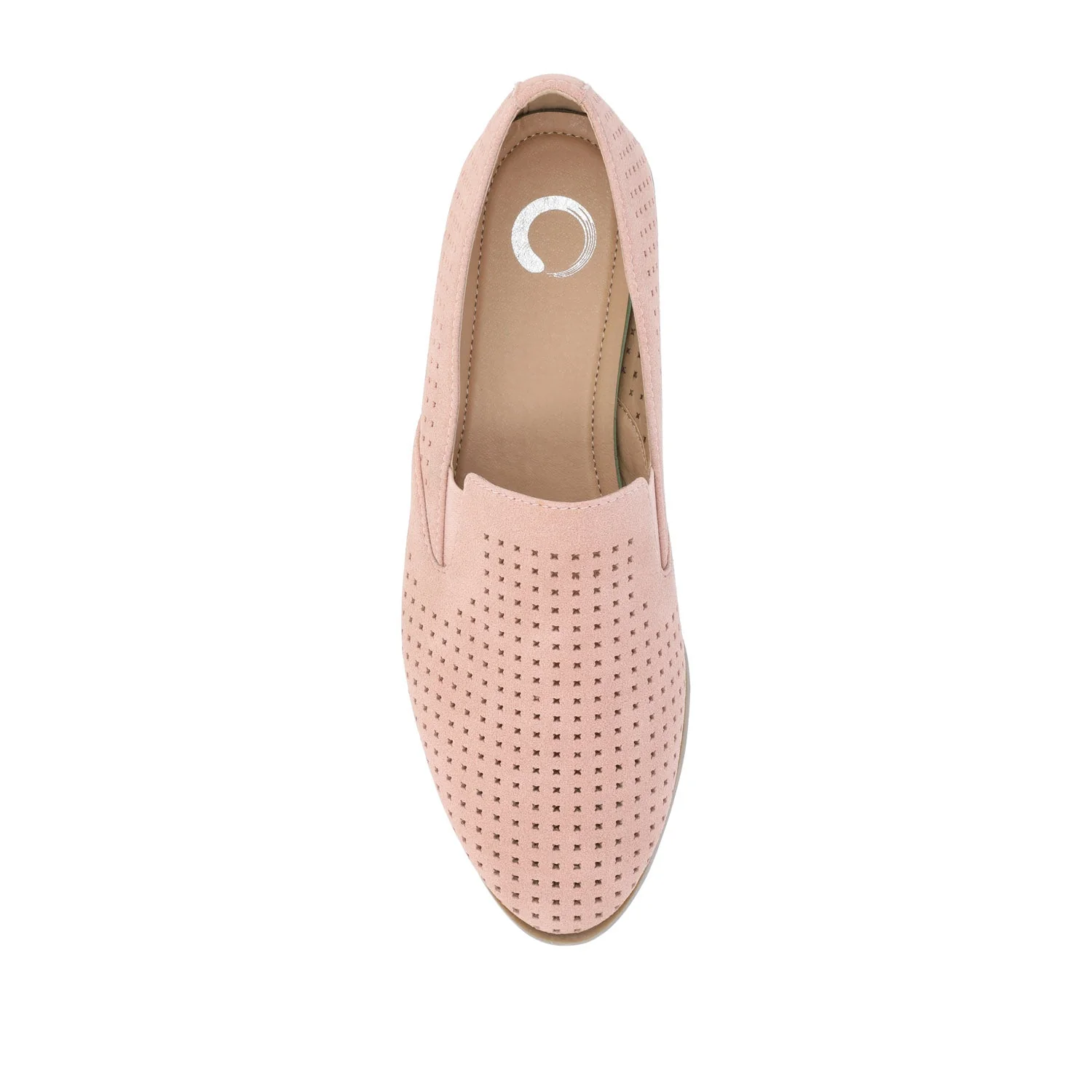 LUCIE LOAFER FLATS IN FAUX SUEDE - Pink - Image 6