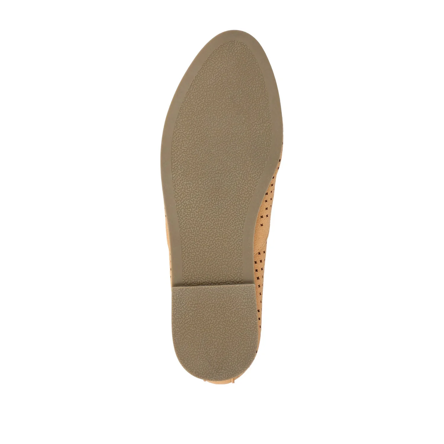 LUCIE LOAFER FLATS IN FAUX SUEDE - Tan - Image 8