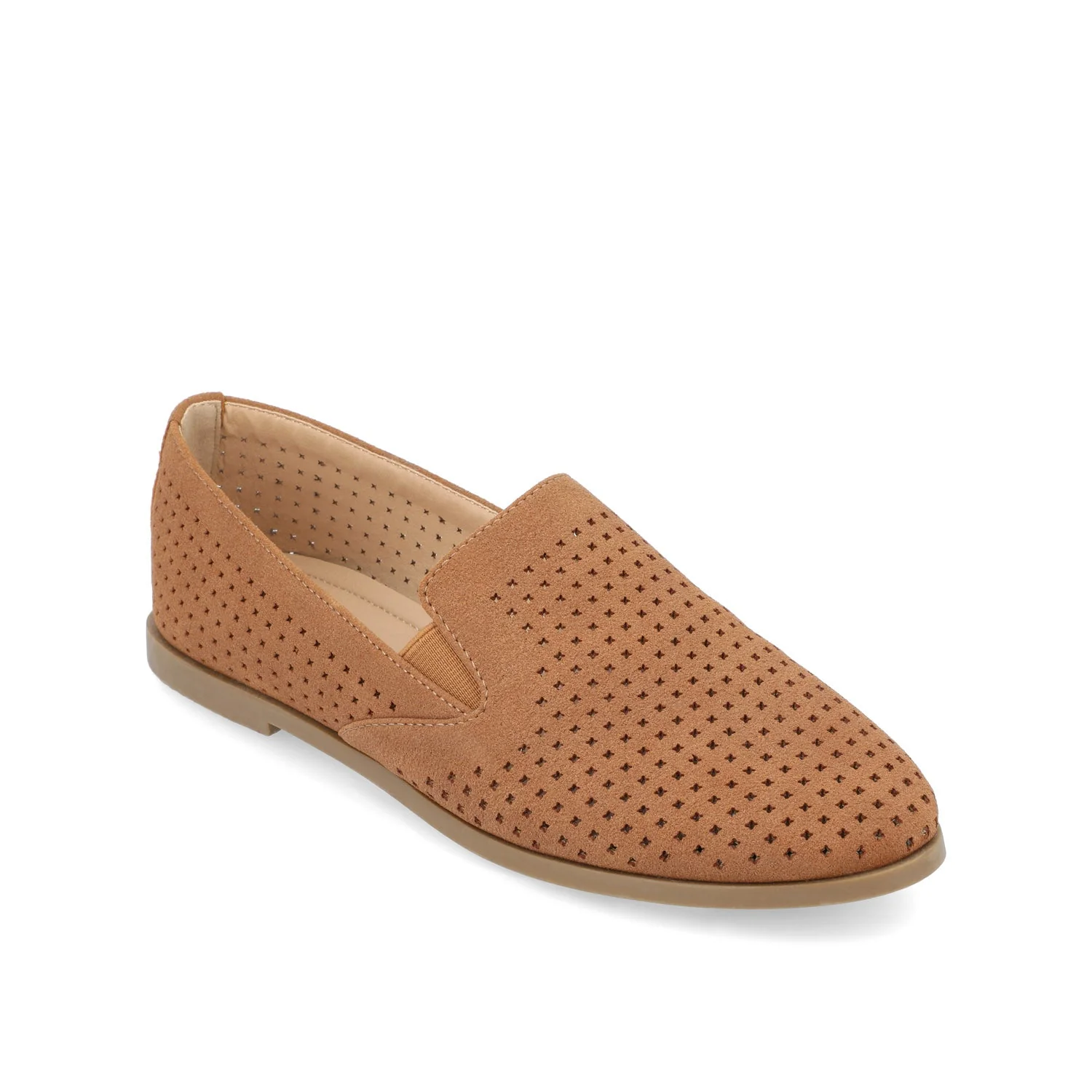 LUCIE LOAFER FLATS IN WIDE - Brown - Image 2
