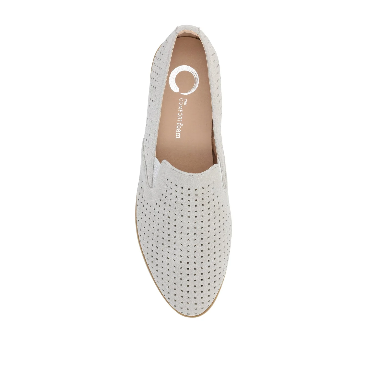 LUCIE LOAFER FLATS IN WIDE - Grey - Image 6