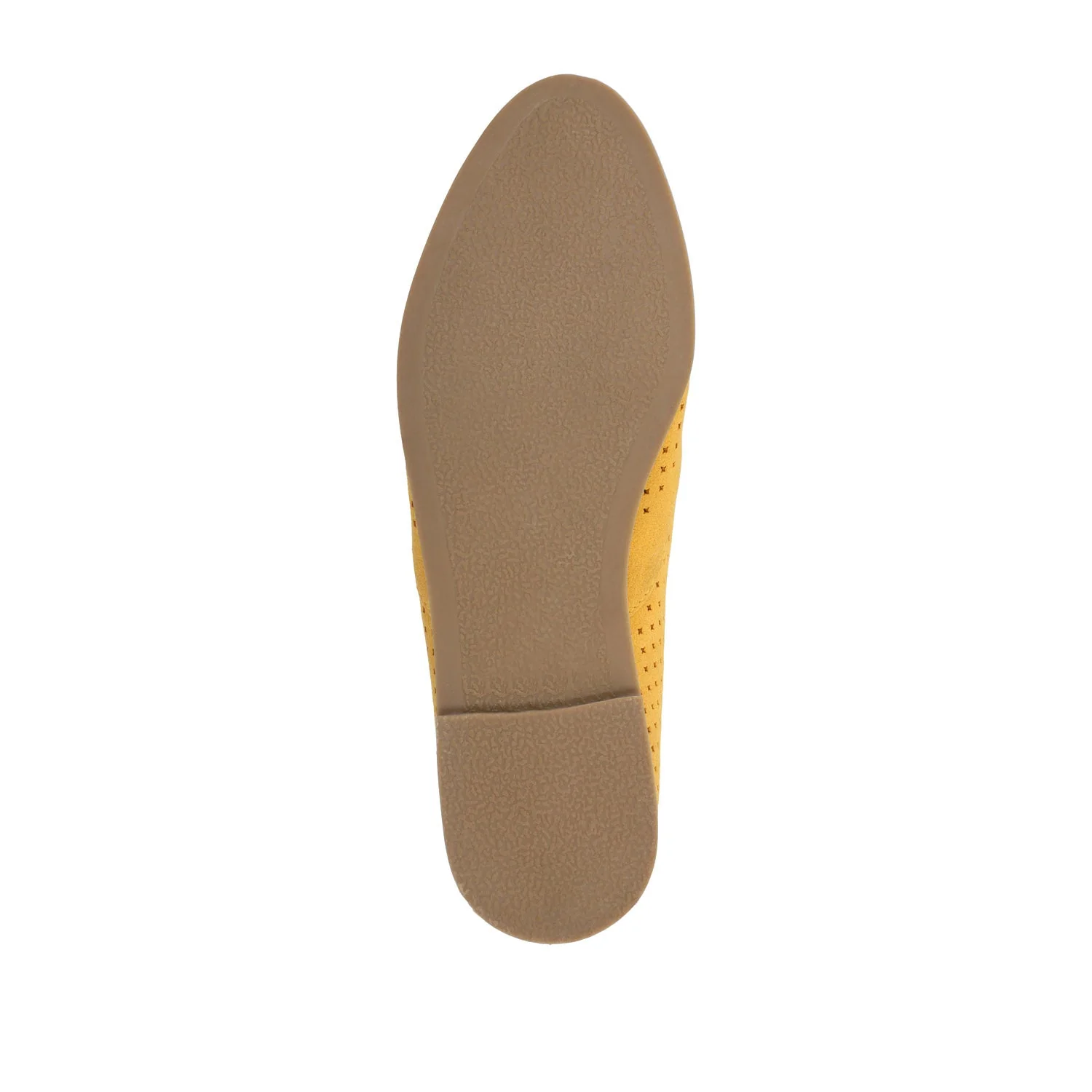 LUCIE LOAFER FLATS IN WIDE - Mustard3 Faux - Image 8