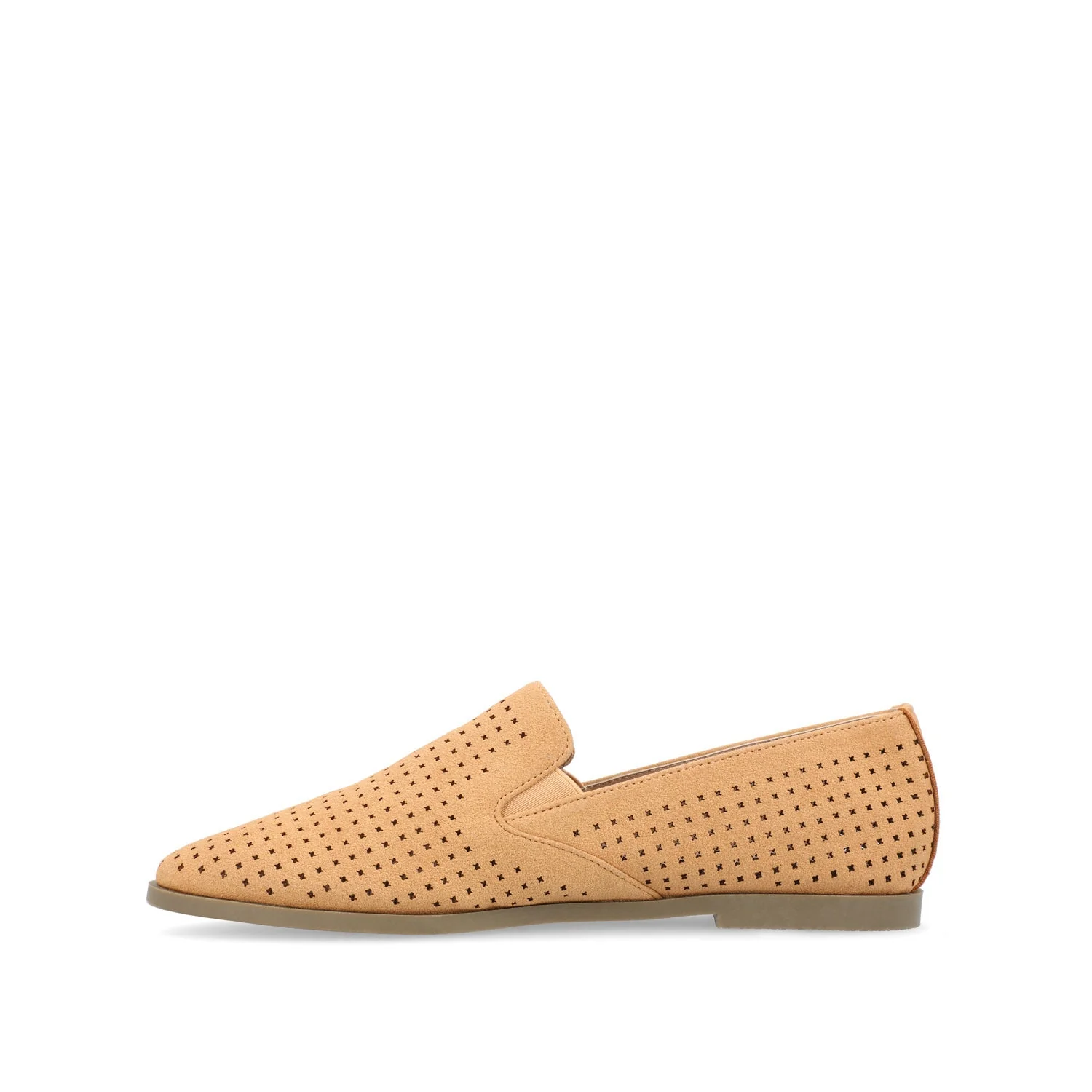 LUCIE LOAFER FLATS IN WIDE - Tan - Image 3