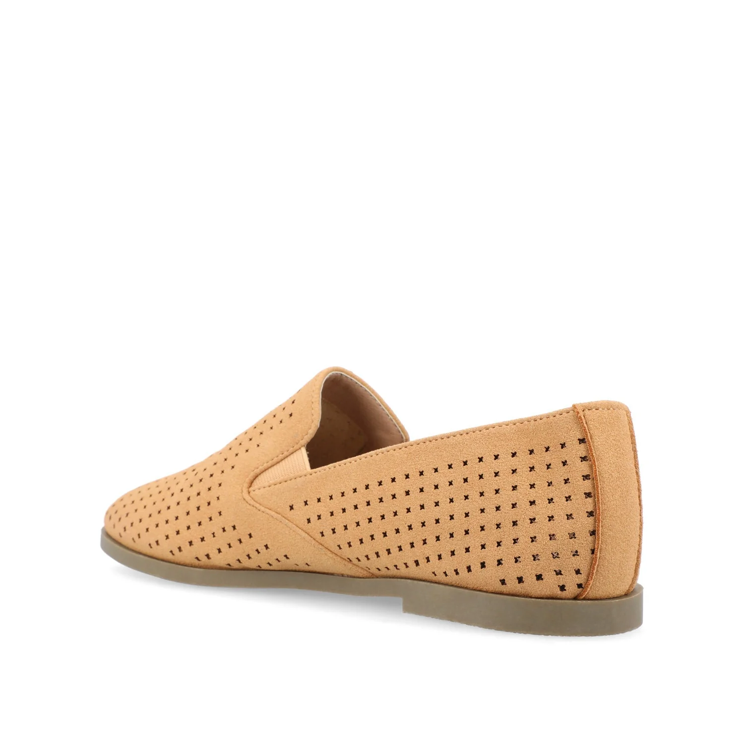LUCIE LOAFER FLATS IN WIDE - Tan - Image 4