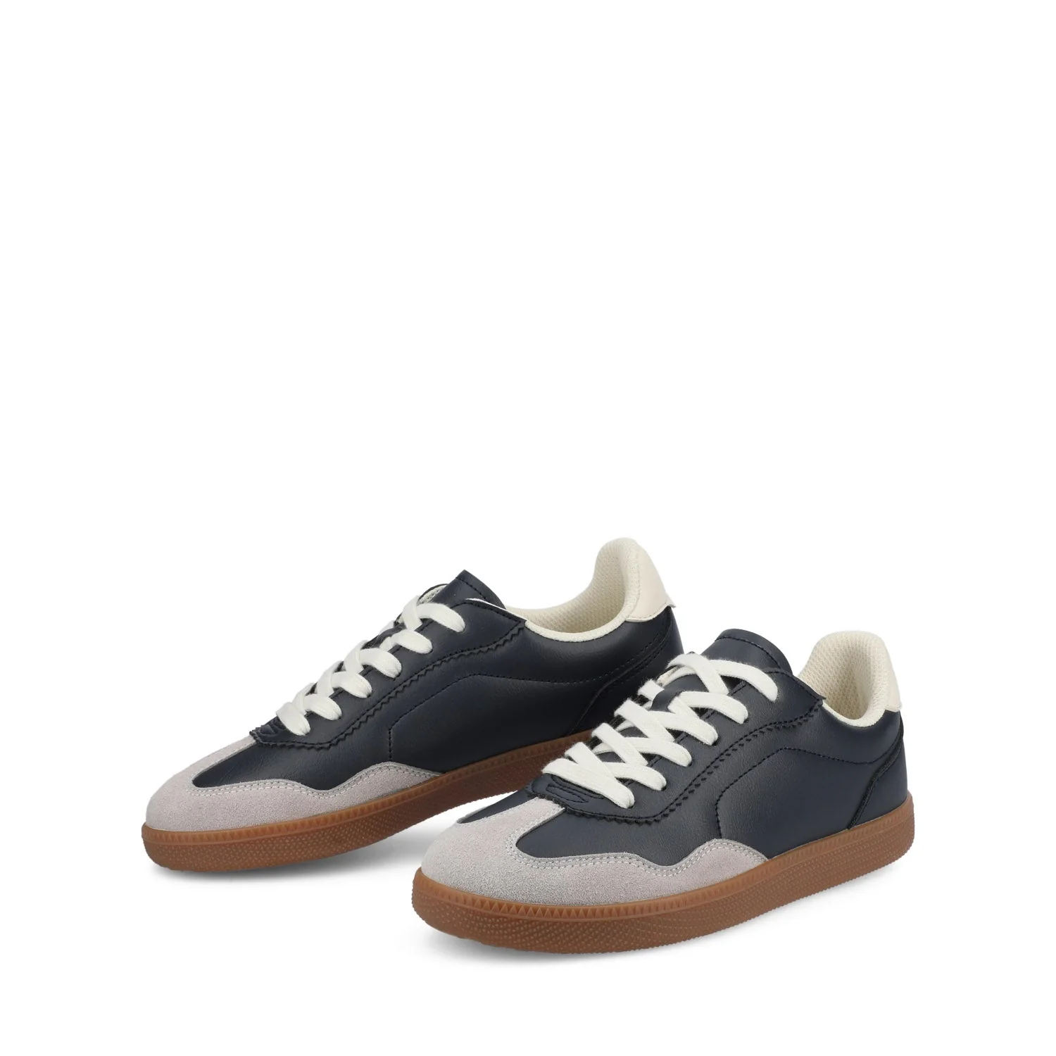 LUMMIE CASUAL LACE UP SNEAKERS - Navy Nubuck - Image 2