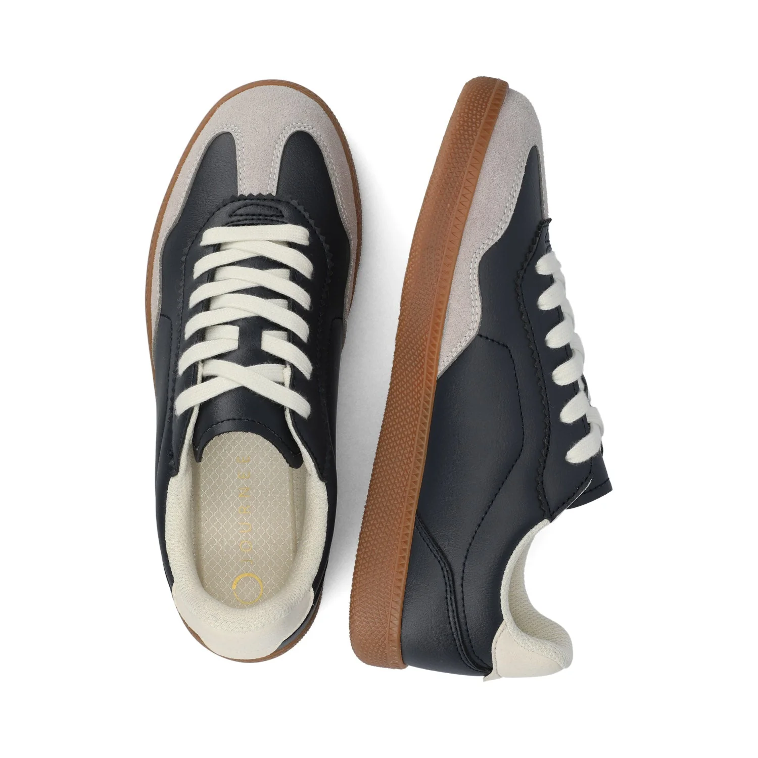 LUMMIE CASUAL LACE UP SNEAKERS - Navy Nubuck - Image 3