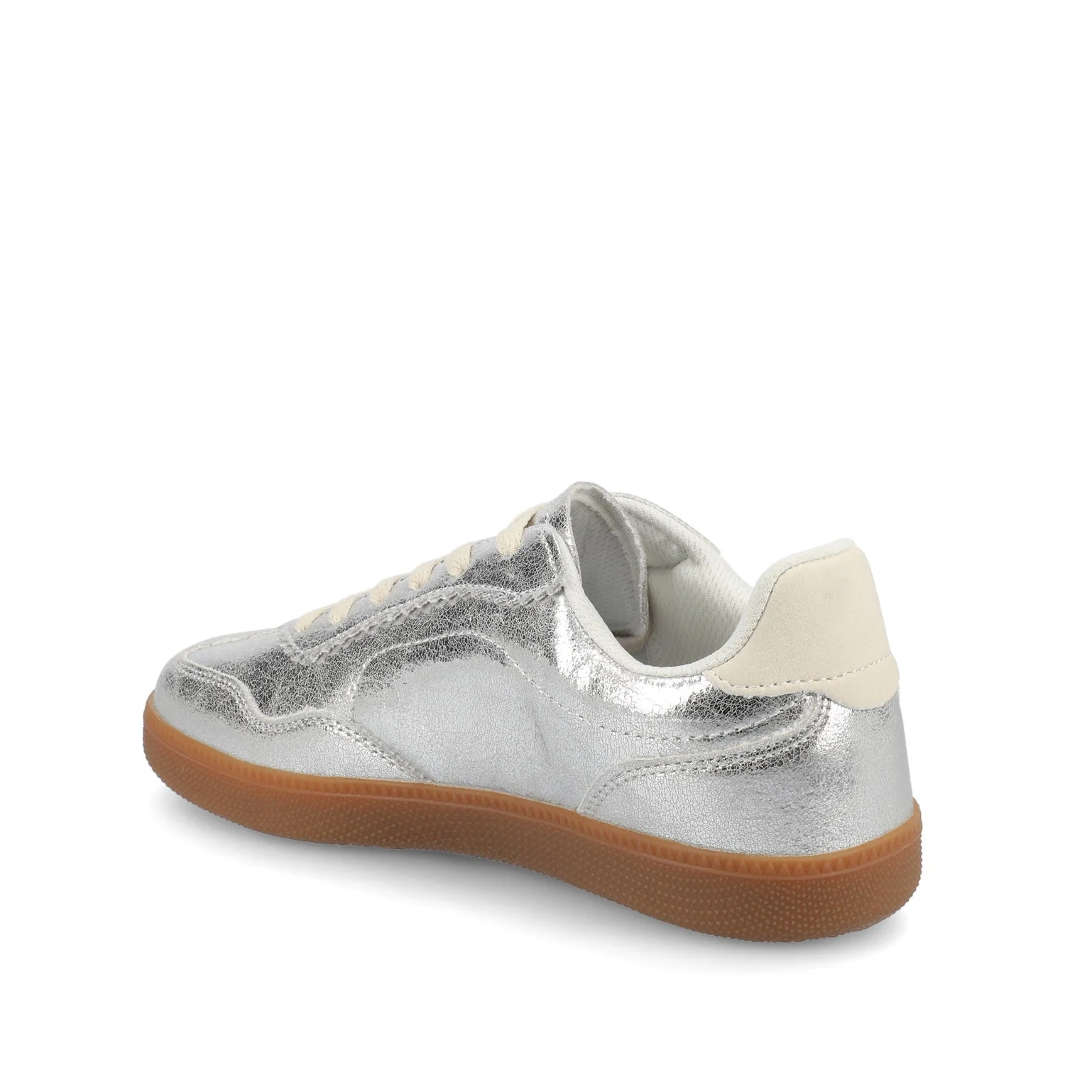 LUMMIE CASUAL LACE UP SNEAKERS - Silver PU - Image 4