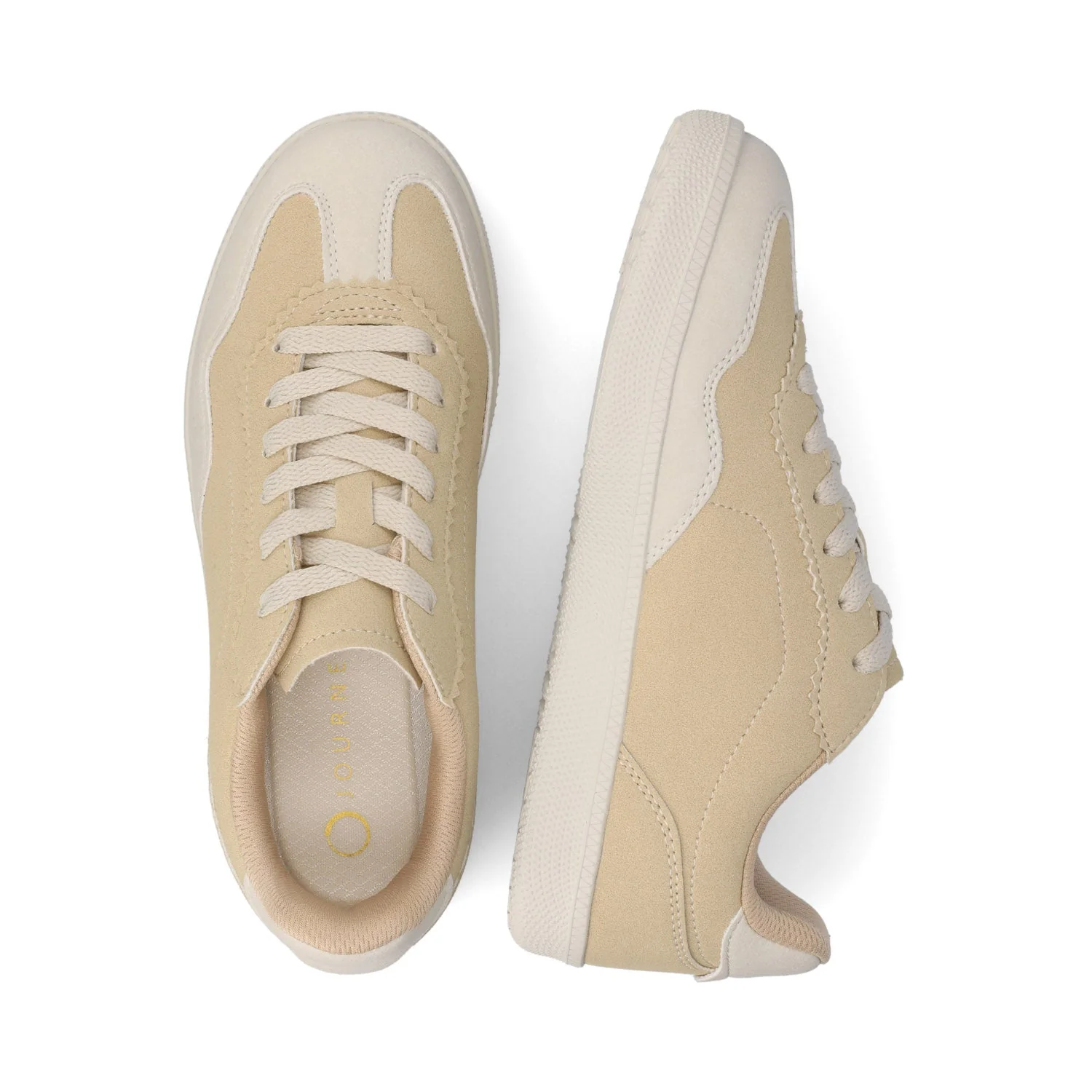 LUMMIE CASUAL LACE UP SNEAKERS - Tan PU - Image 3