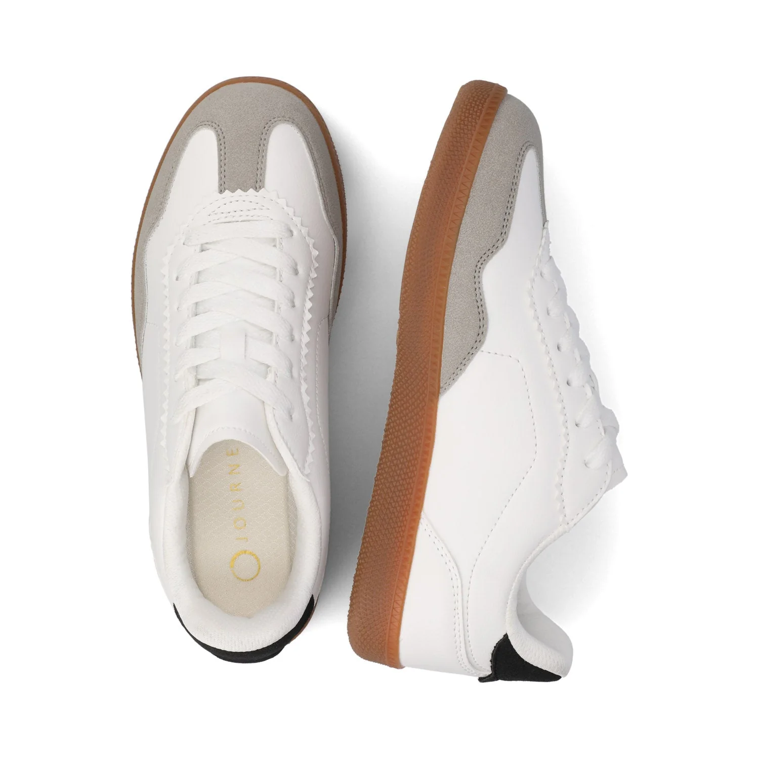 LUMMIE CASUAL LACE UP SNEAKERS - White PU - Image 3