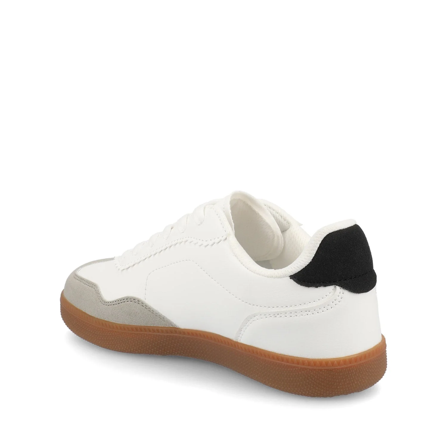 LUMMIE CASUAL LACE UP SNEAKERS - White PU - Image 4