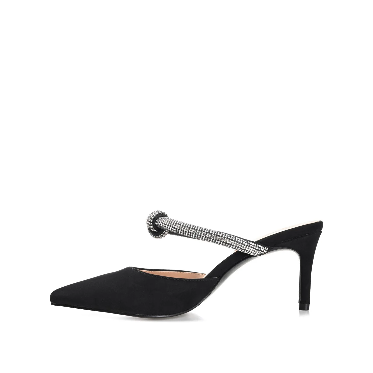 LUNNA STILETTO HEEL MULES IN WIDE - Black - Image 3