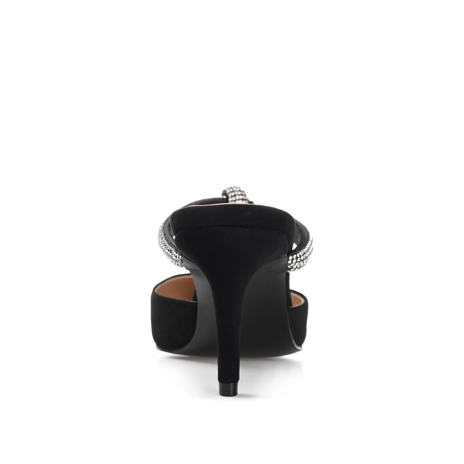 LUNNA STILETTO HEEL MULES IN WIDE - Black - Image 7