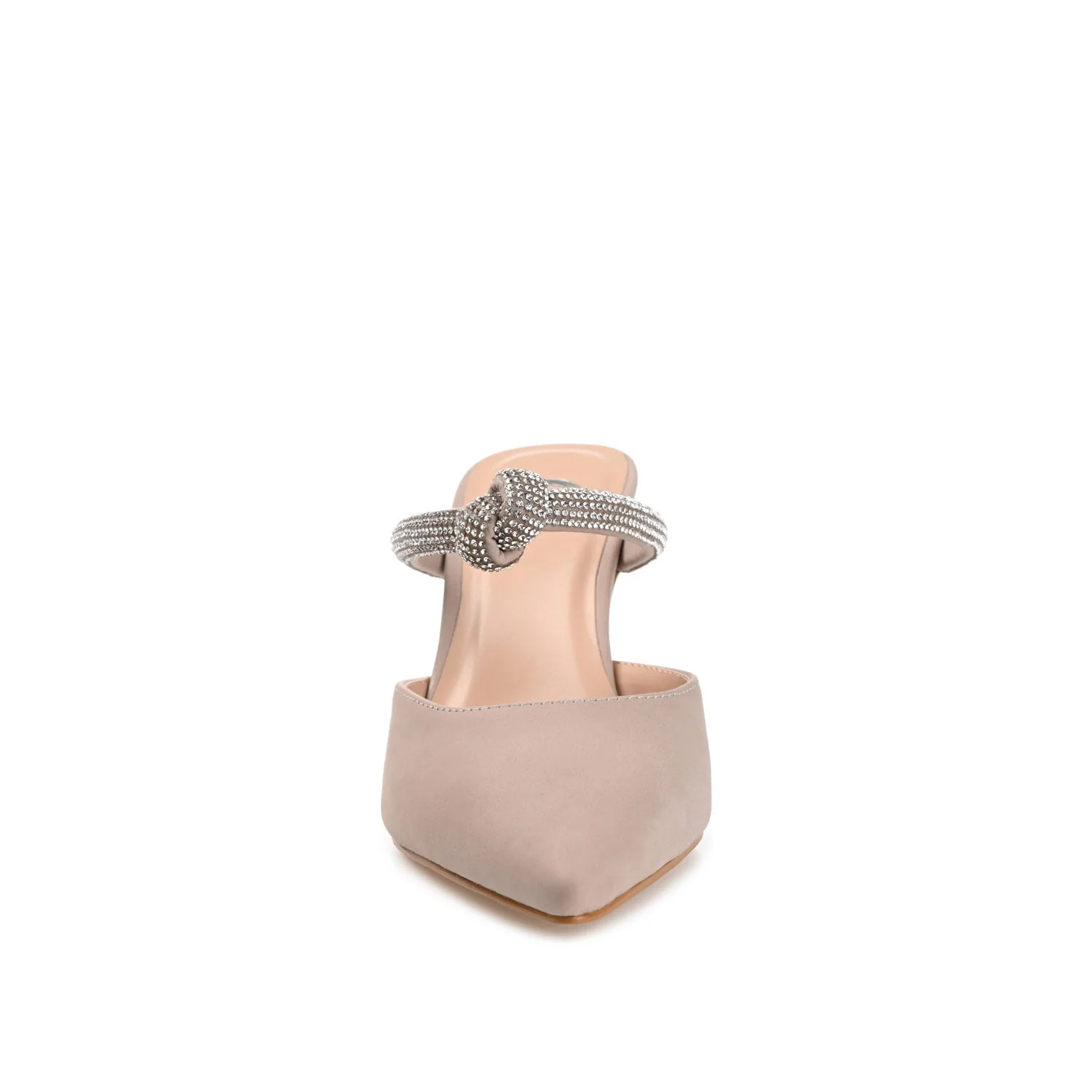 LUNNA STILETTO HEEL MULES IN WIDE - Blush - Image 5