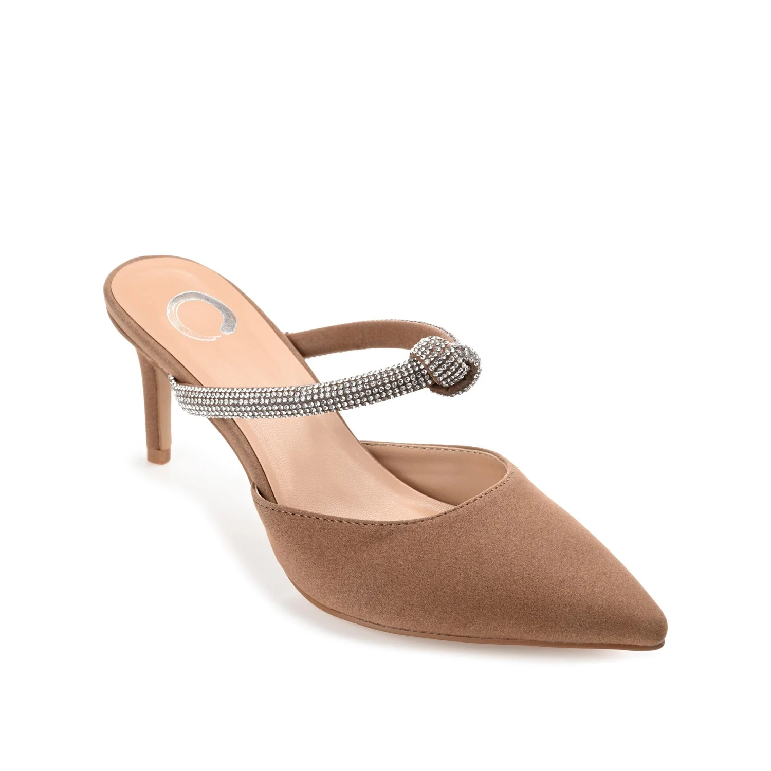LUNNA STILETTO HEEL MULES IN WIDE - Brown - Image 2