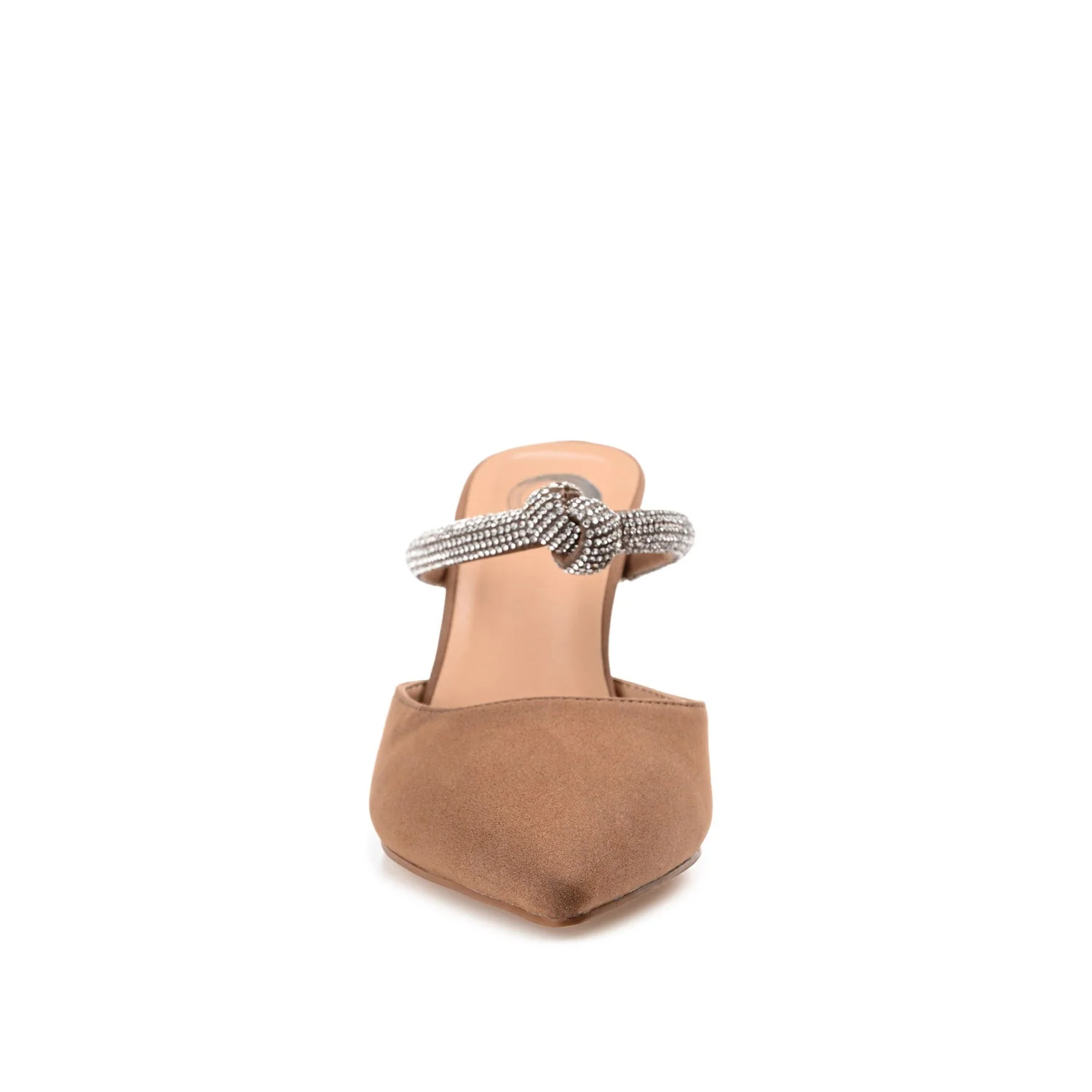 LUNNA STILETTO HEEL MULES IN WIDE - Brown - Image 5