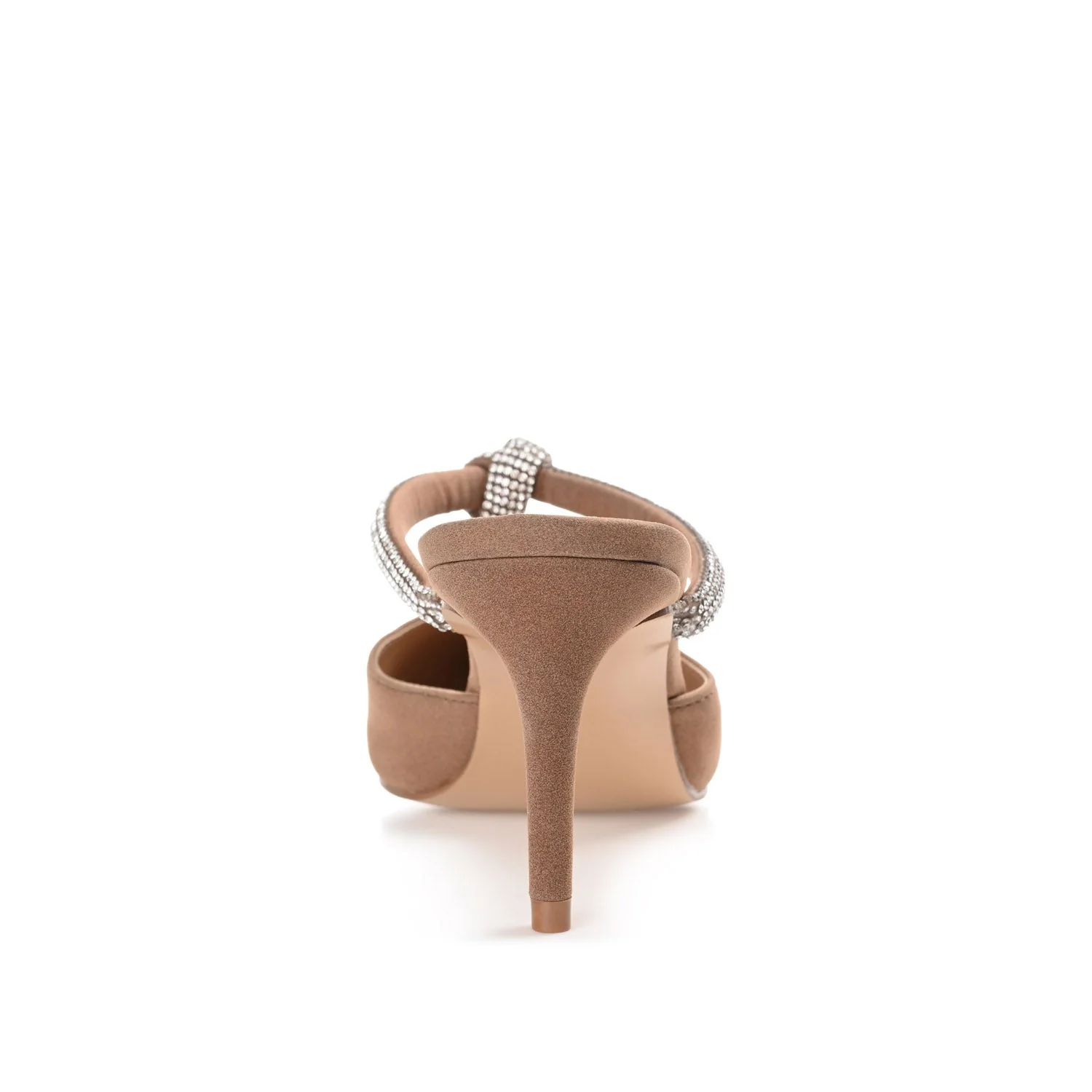 LUNNA STILETTO HEEL MULES IN WIDE - Brown - Image 7