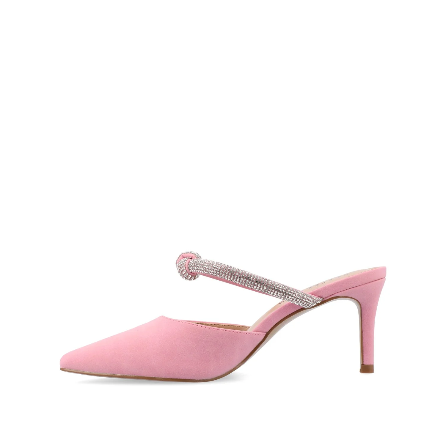 LUNNA STILETTO HEEL MULES IN WIDE - Pink - Image 3