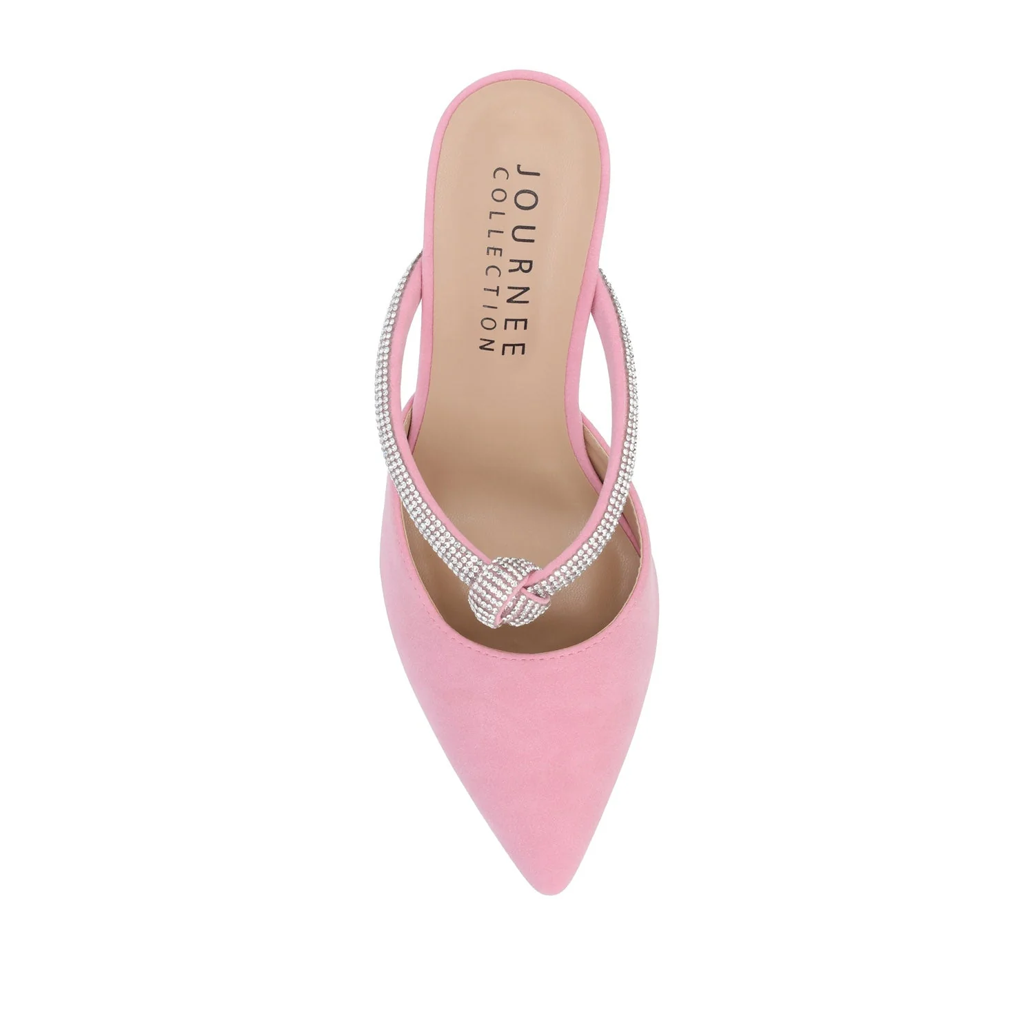 LUNNA STILETTO HEEL MULES IN WIDE - Pink - Image 6