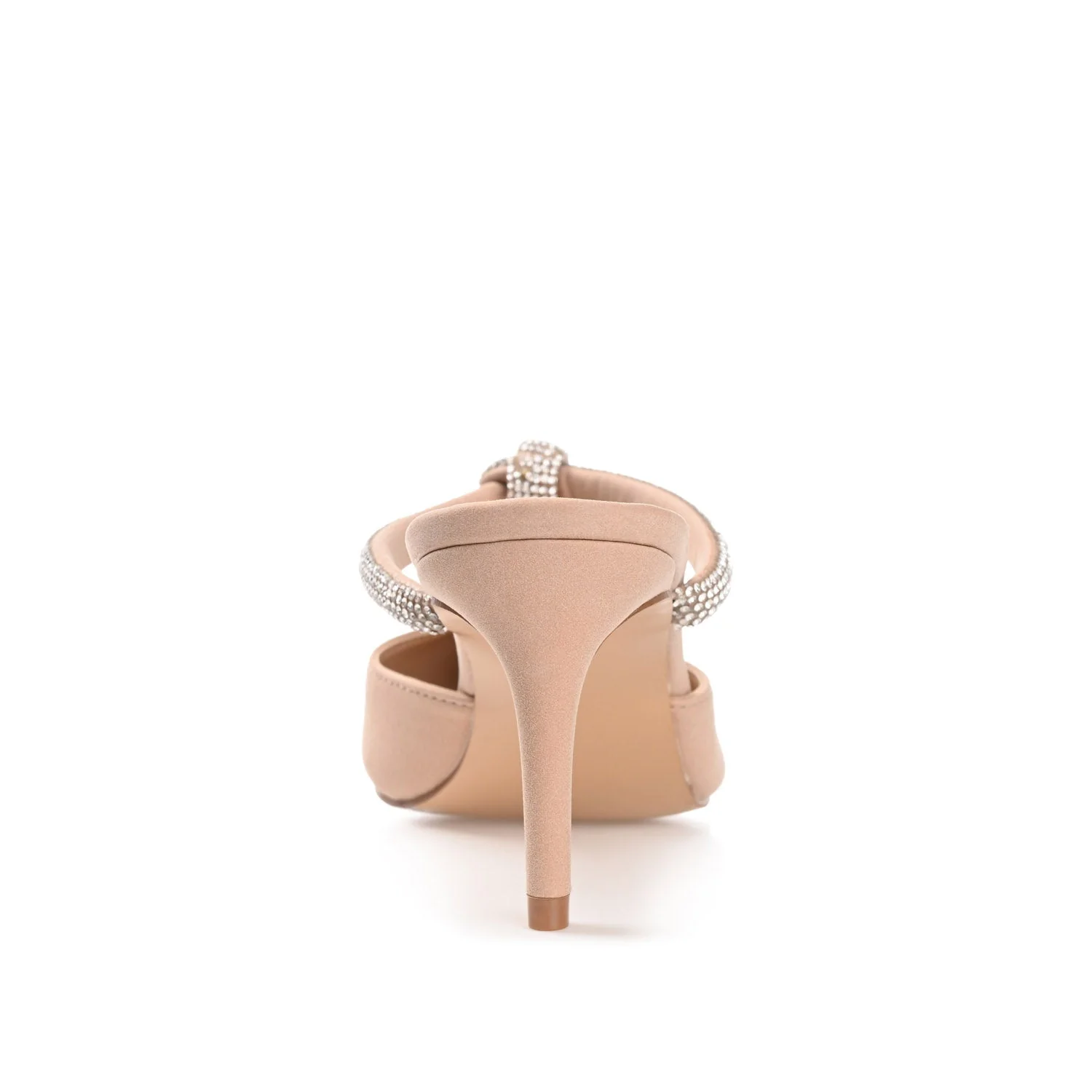 LUNNA STILETTO HEEL MULES IN WIDE - Tan - Image 7