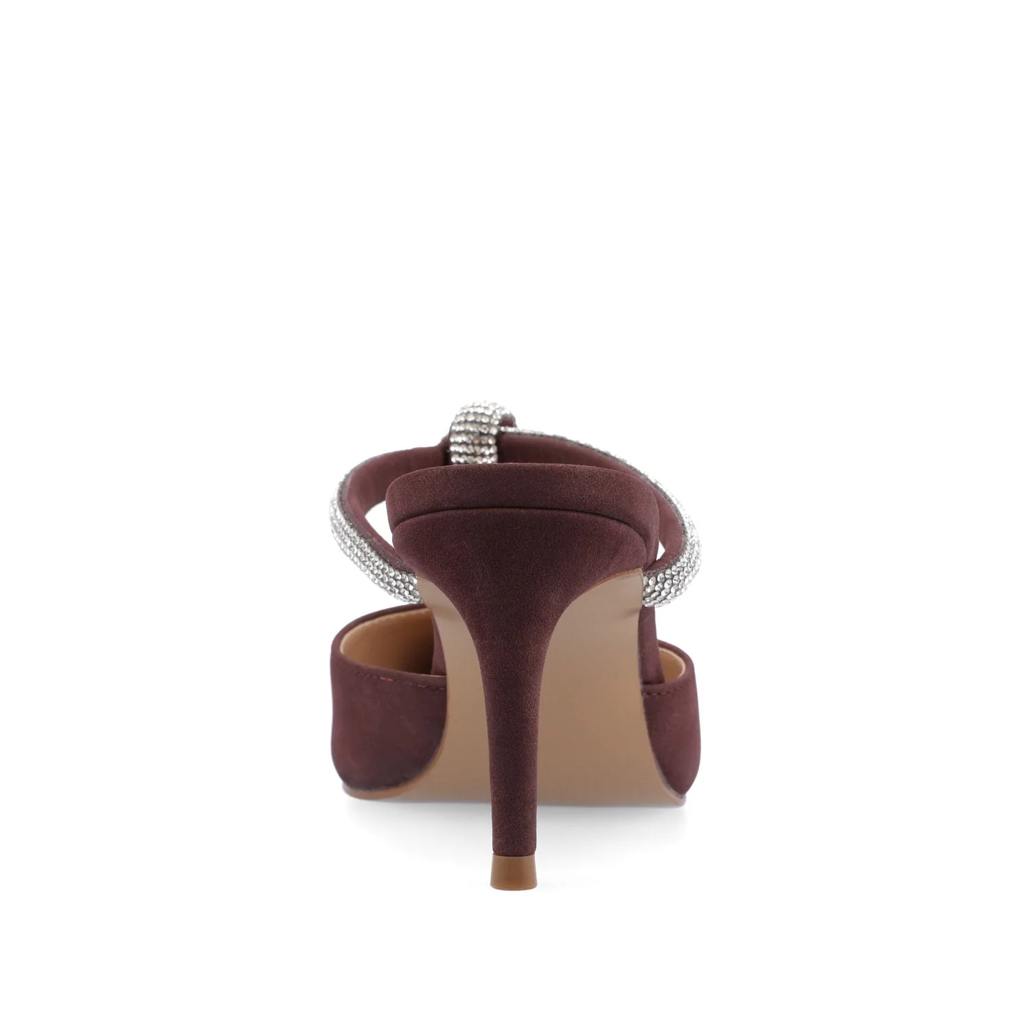 LUNNA STILETTO HEEL MULES IN WIDE - Wine - Image 7