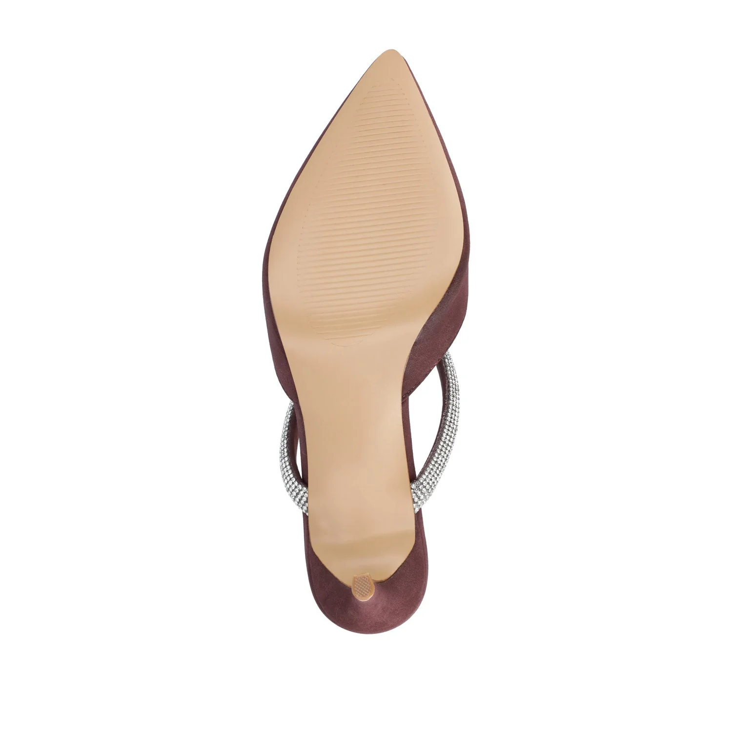 LUNNA STILETTO HEEL MULES IN WIDE - Wine - Image 8
