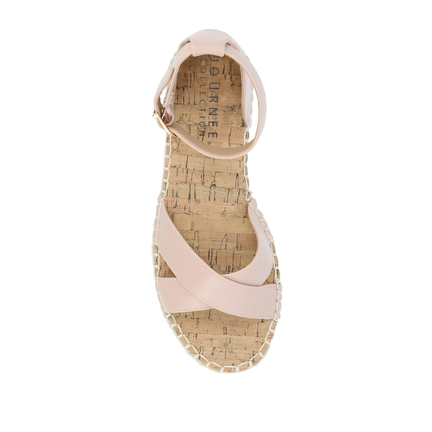 LYDDIA ESPADRILLE SANDALS IN VEGAN LEATHER - Blush - Image 6