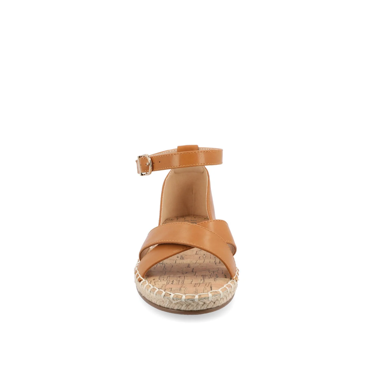 LYDDIA ESPADRILLE SANDALS IN VEGAN LEATHER - Cognac - Image 5