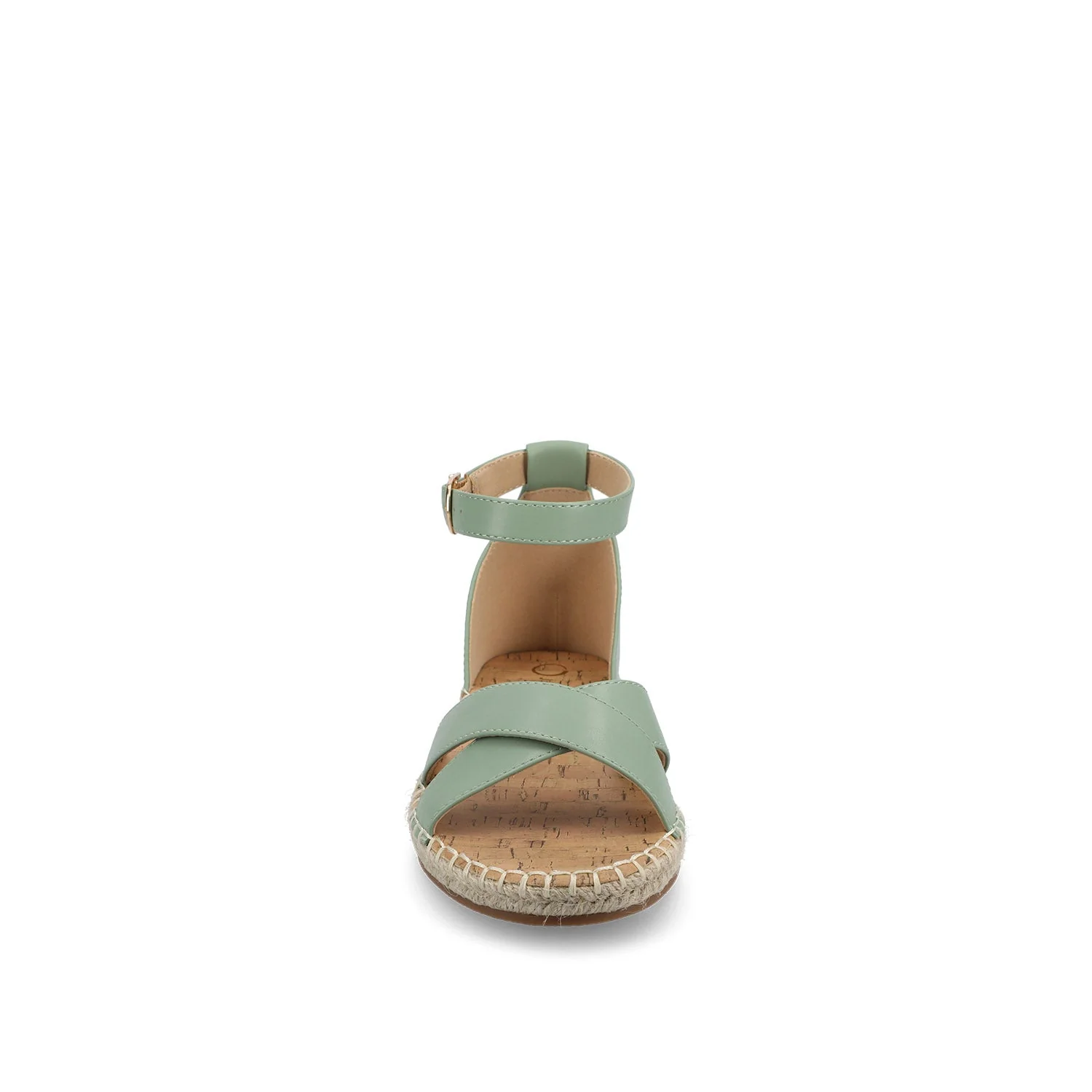LYDDIA ESPADRILLE SANDALS IN VEGAN LEATHER - Green - Image 5