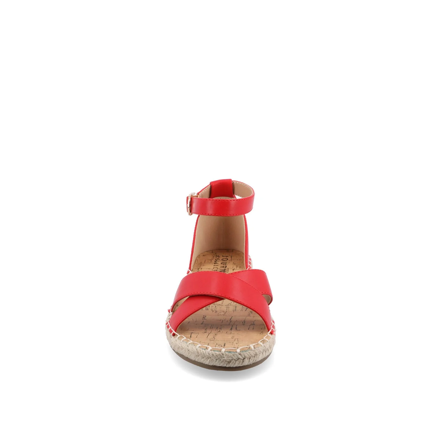 LYDDIA ESPADRILLE SANDALS IN VEGAN LEATHER - Red - Image 5