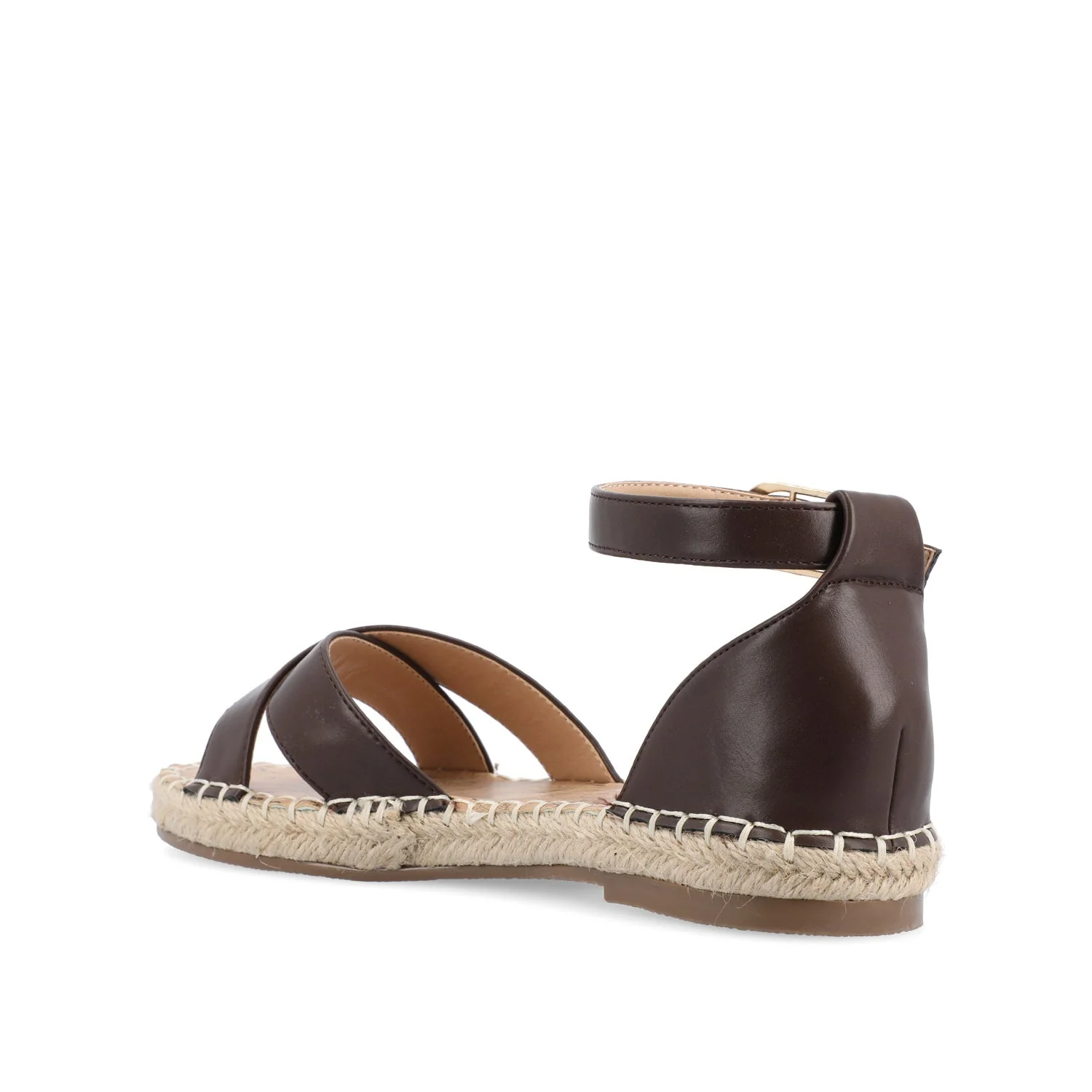 LYDDIA ESPADRILLE SANDALS IN WIDE - Brown - Image 4