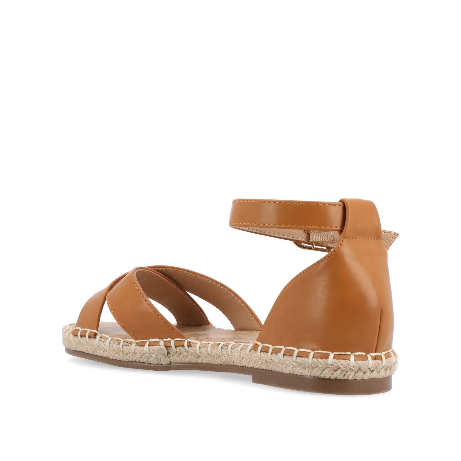 LYDDIA ESPADRILLE SANDALS IN WIDE - Cognac - Image 4