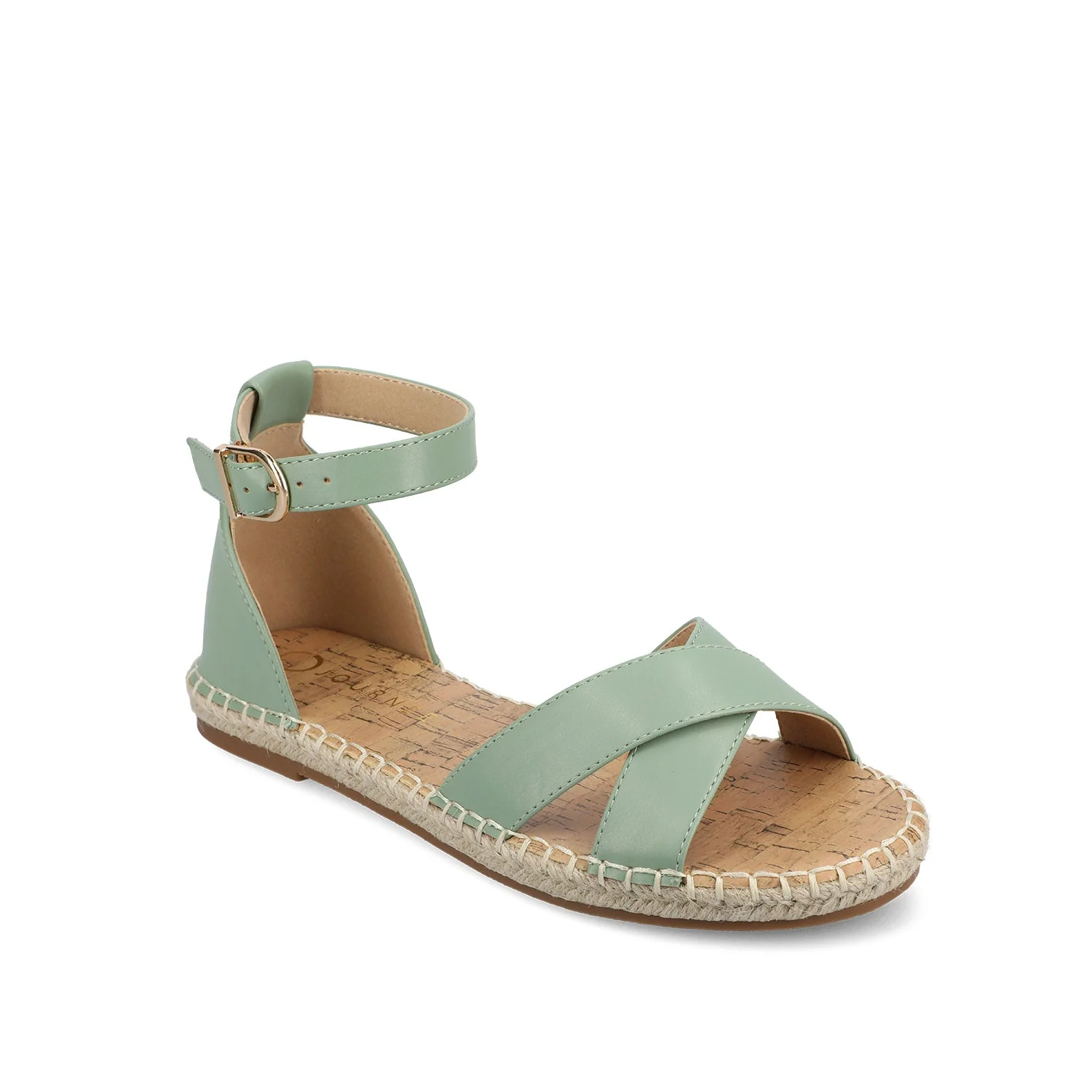 LYDDIA ESPADRILLE SANDALS IN WIDE - Green - Image 3