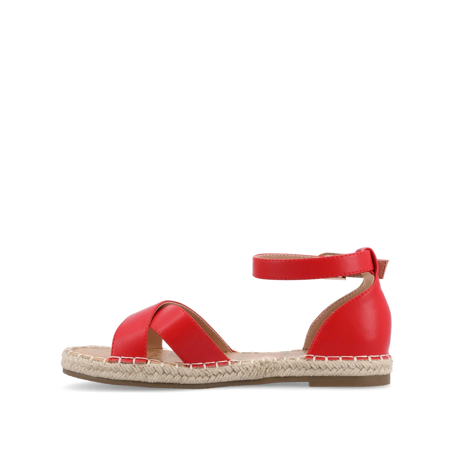 LYDDIA ESPADRILLE SANDALS IN WIDE - Red - Image 3