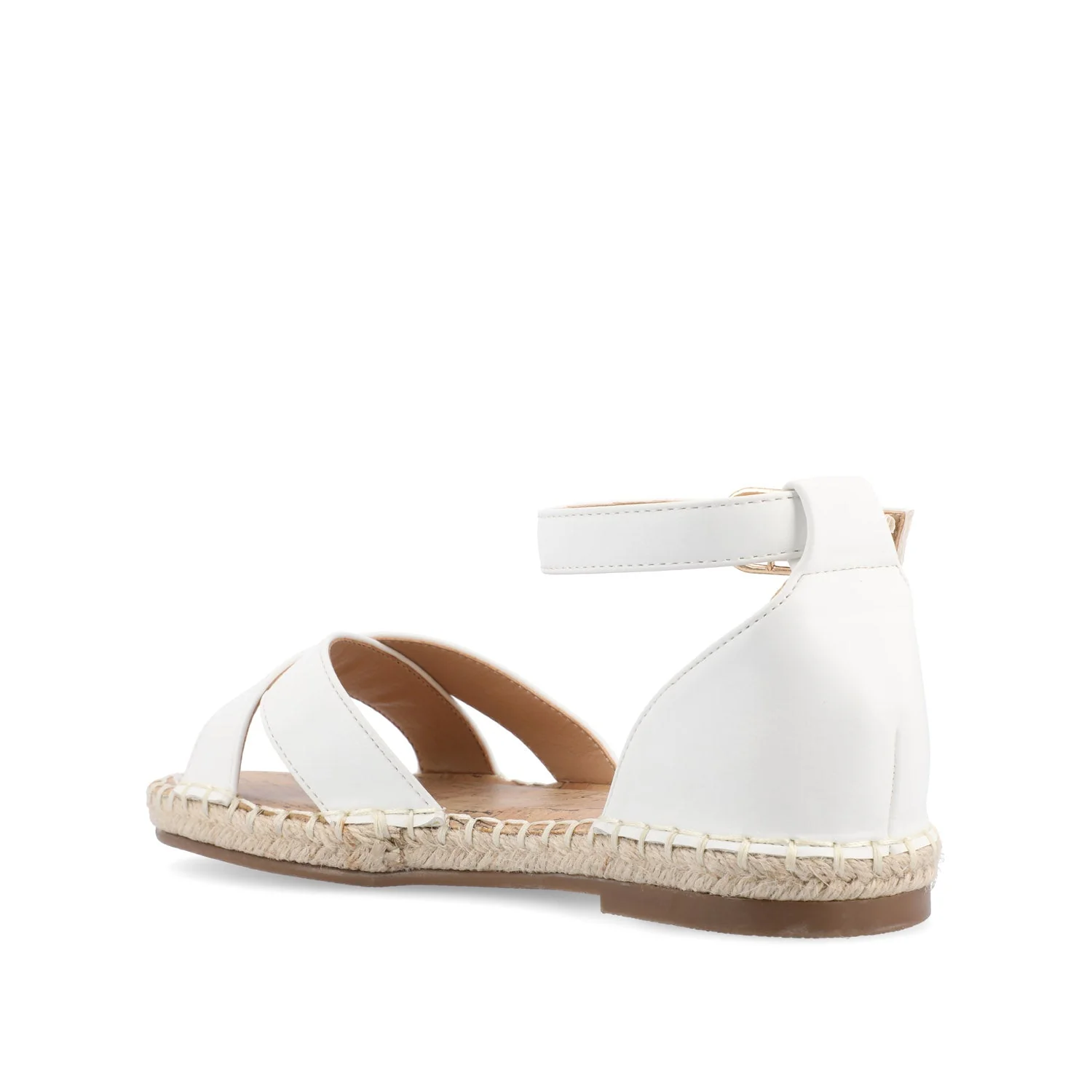LYDDIA ESPADRILLE SANDALS IN WIDE - White - Image 4