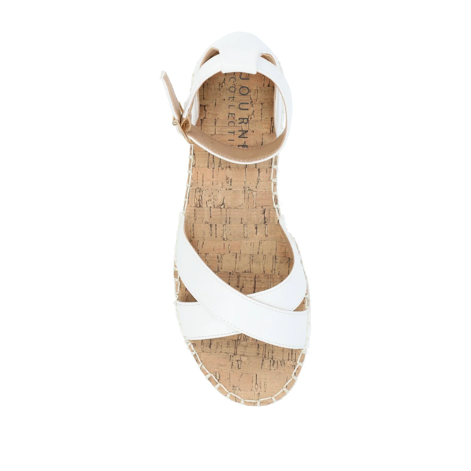 LYDDIA ESPADRILLE SANDALS IN VEGAN LEATHER - White - Image 6