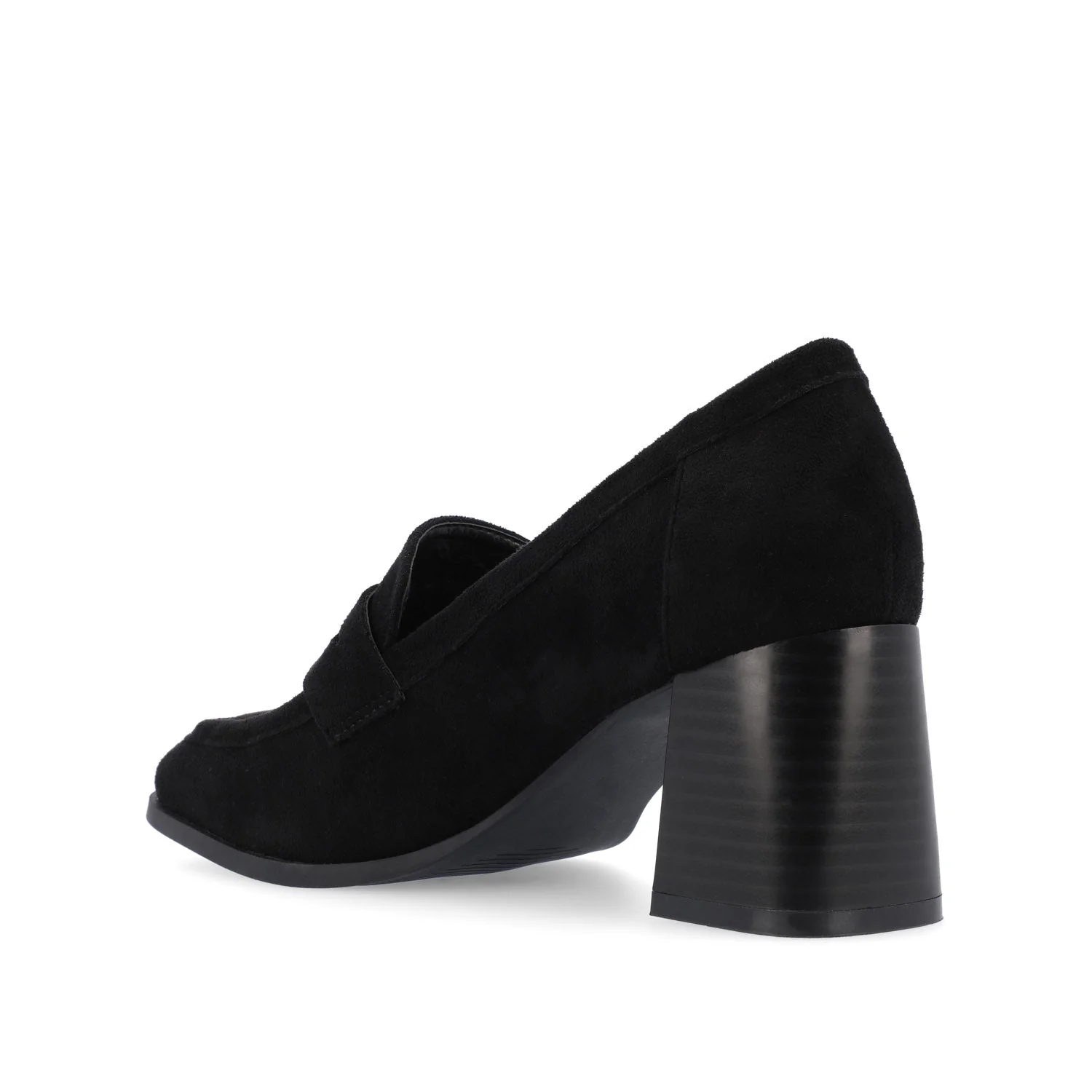 MALLEAH BLOCK HEEL LOAFERS - Black - Image 4