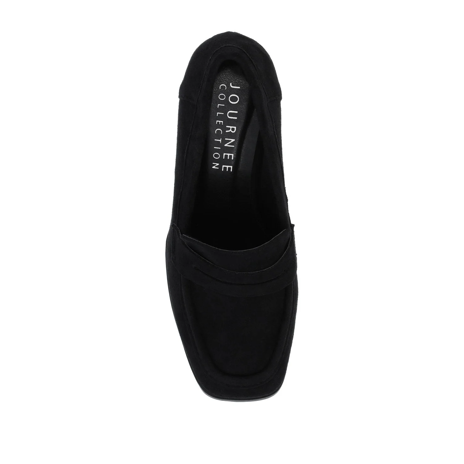 MALLEAH BLOCK HEEL LOAFERS - Black - Image 6