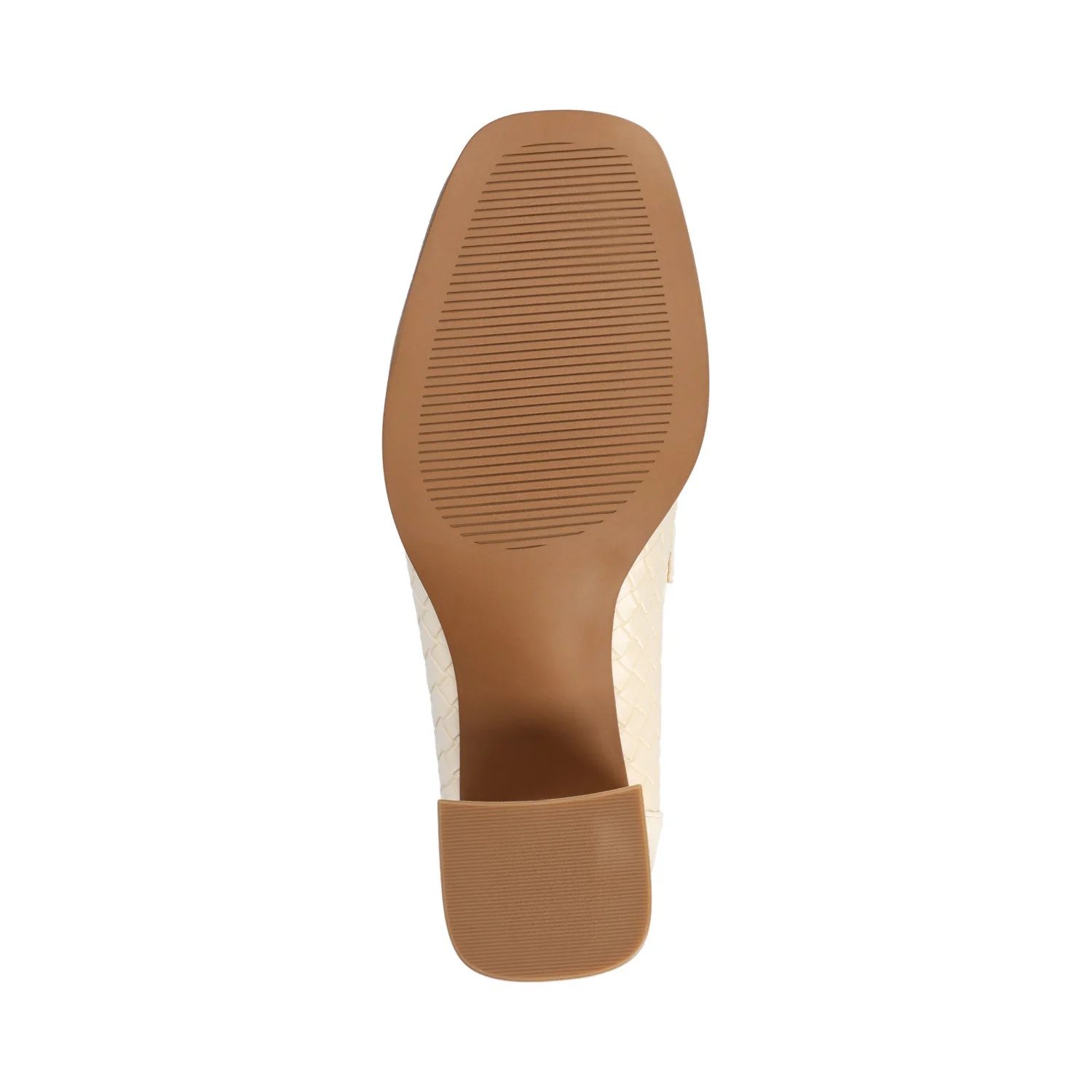 MALLEAH BLOCK HEEL LOAFERS - Bone Woven - Image 7