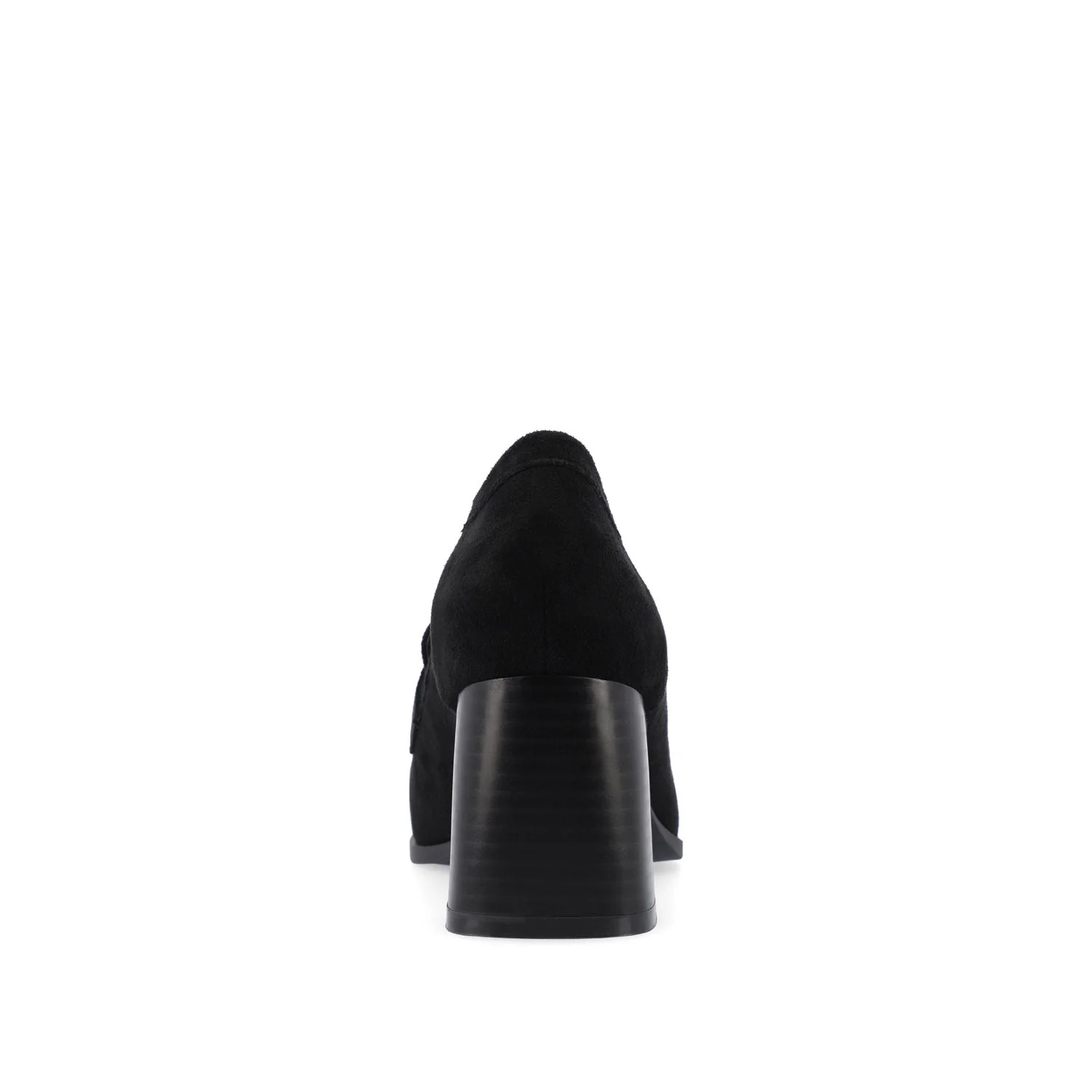 MALLEAH BLOCK HEEL LOAFERS IN WIDE - Black - Image 7