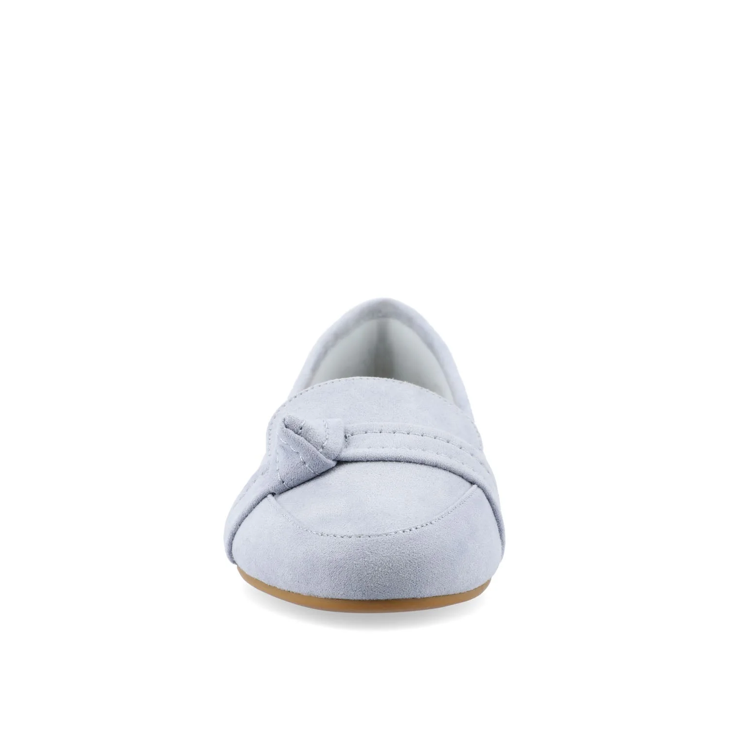 MARCI LOAFER FLATS IN FAUX SUEDE - Blue - Image 5